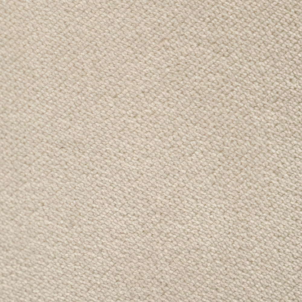 Primo piano di Personalizzazione in T30 di Divani.Store: tessuto beige testurizzato con una fitta trama diagonale. La superficie è morbida, con singole fibre visibili, che mettono in risalto il suo colore naturale e neutro.