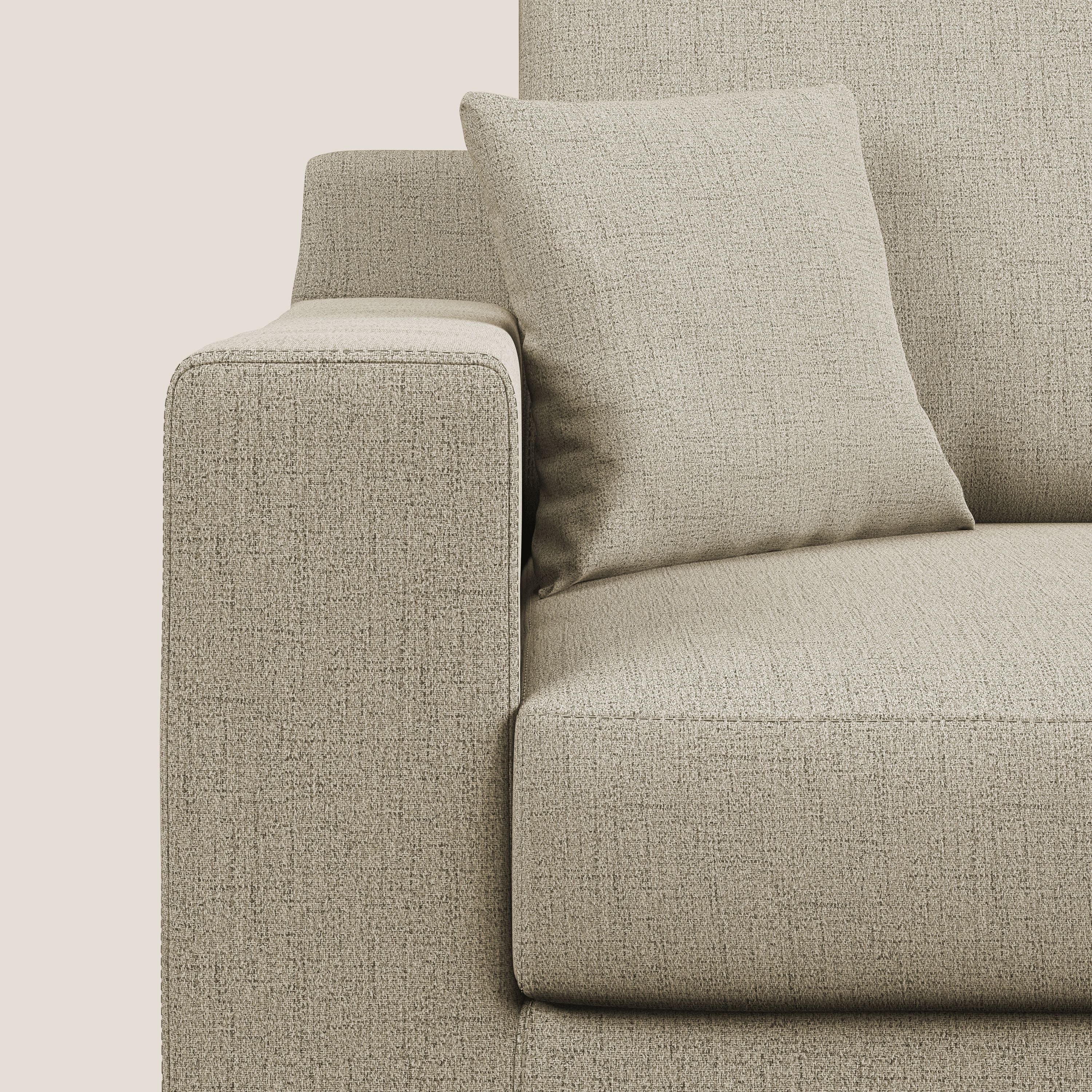 Michael Divano angolare REVERSIBILE in tessuto impermeabile T03 beige - divani.store