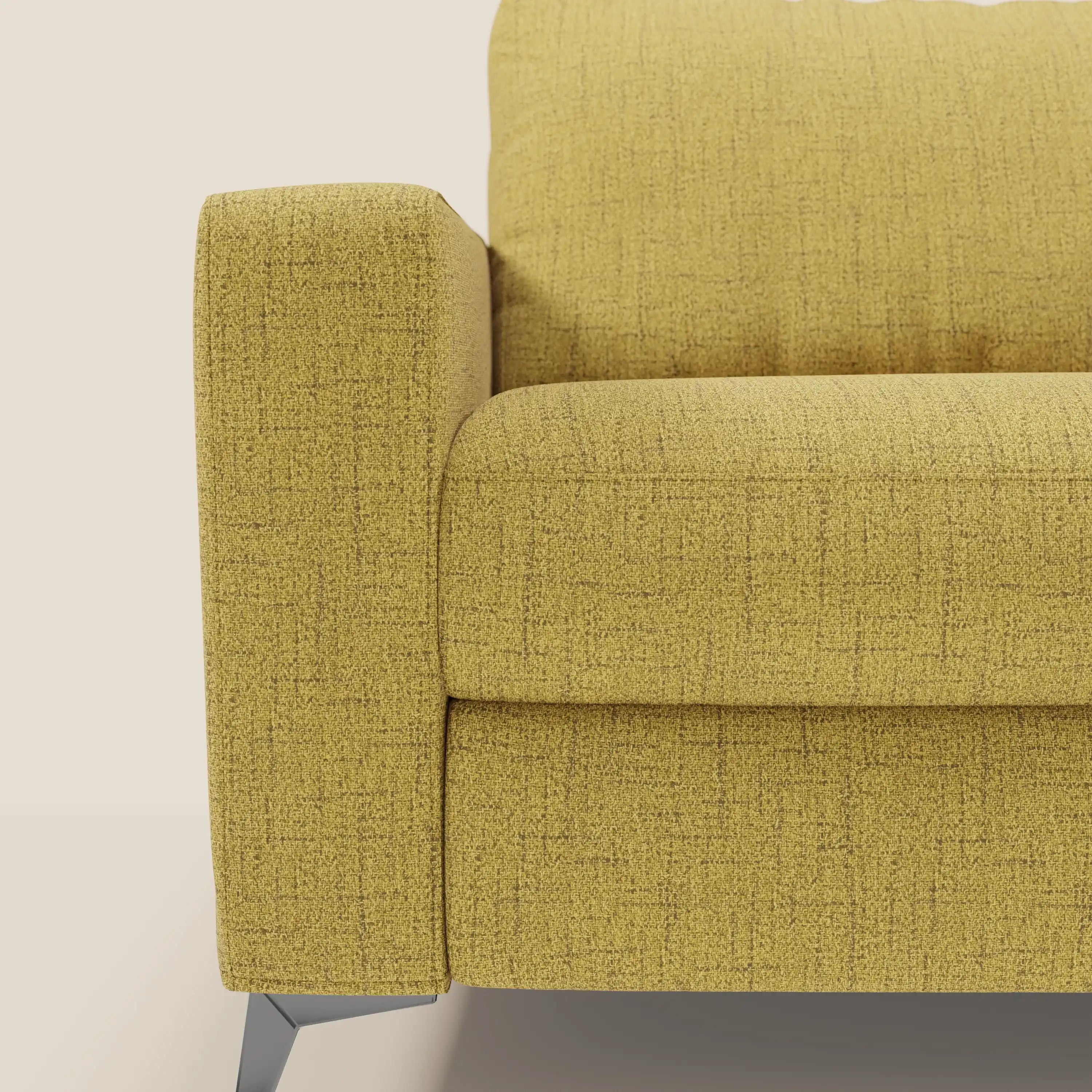 Alaya Schlafsofa mit weichen Kissen aus wasserfestem Stoff T03 gelb