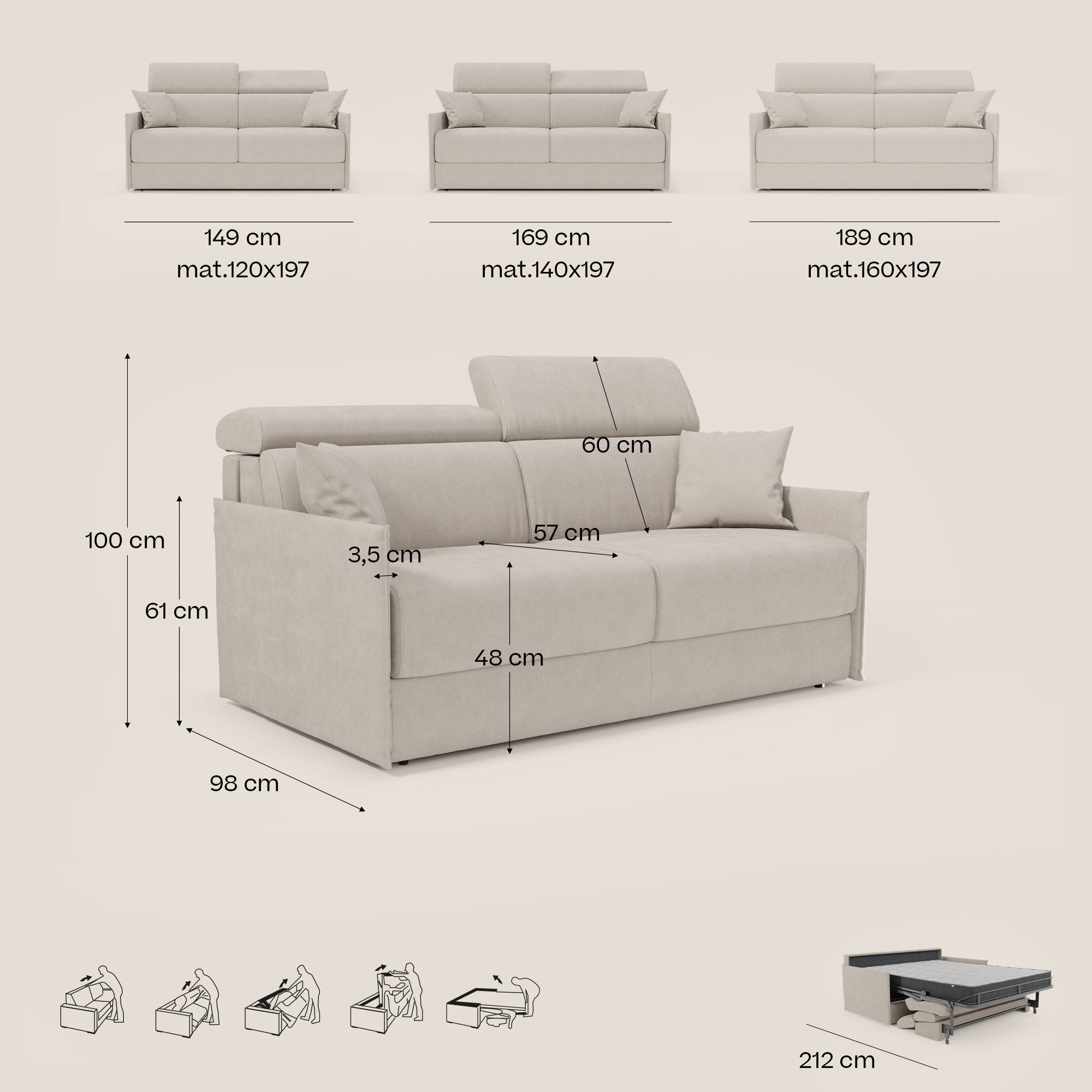 MYRIAM ANTRACITE -MISURE