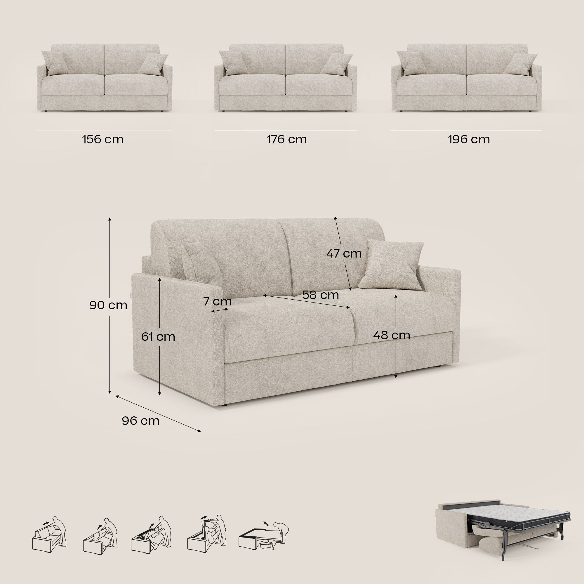 TOMMY BEIGE SABBIA -MISURE