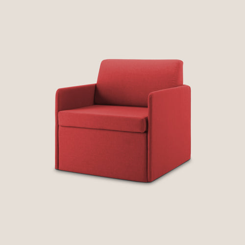 DAG Poltrona letto singolo salvaspazio in TESSUTO impermeabile T13 - divani.store
