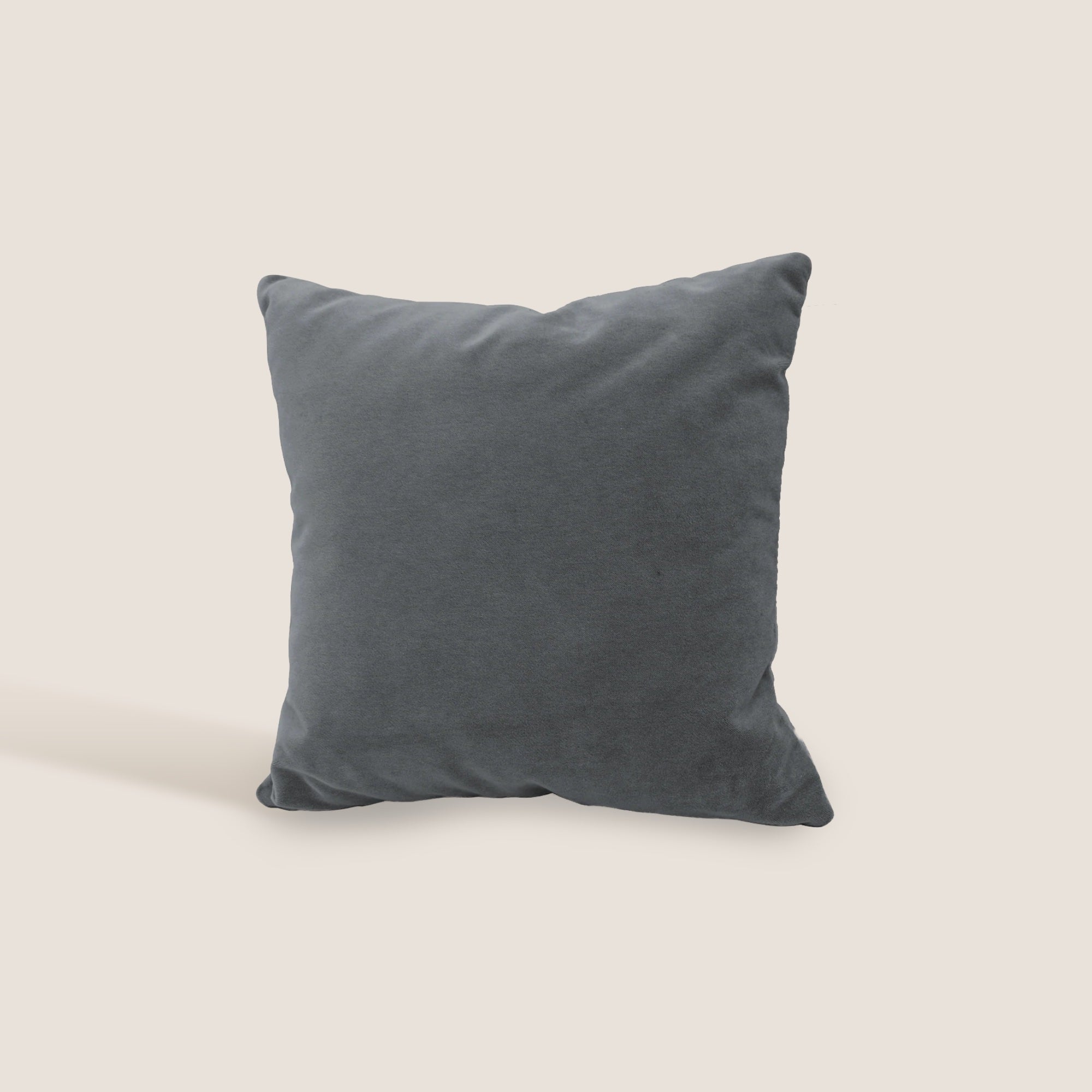Luxury cuscino quadrato in velluto misto cotone disponibile in diversi colori - divani.store