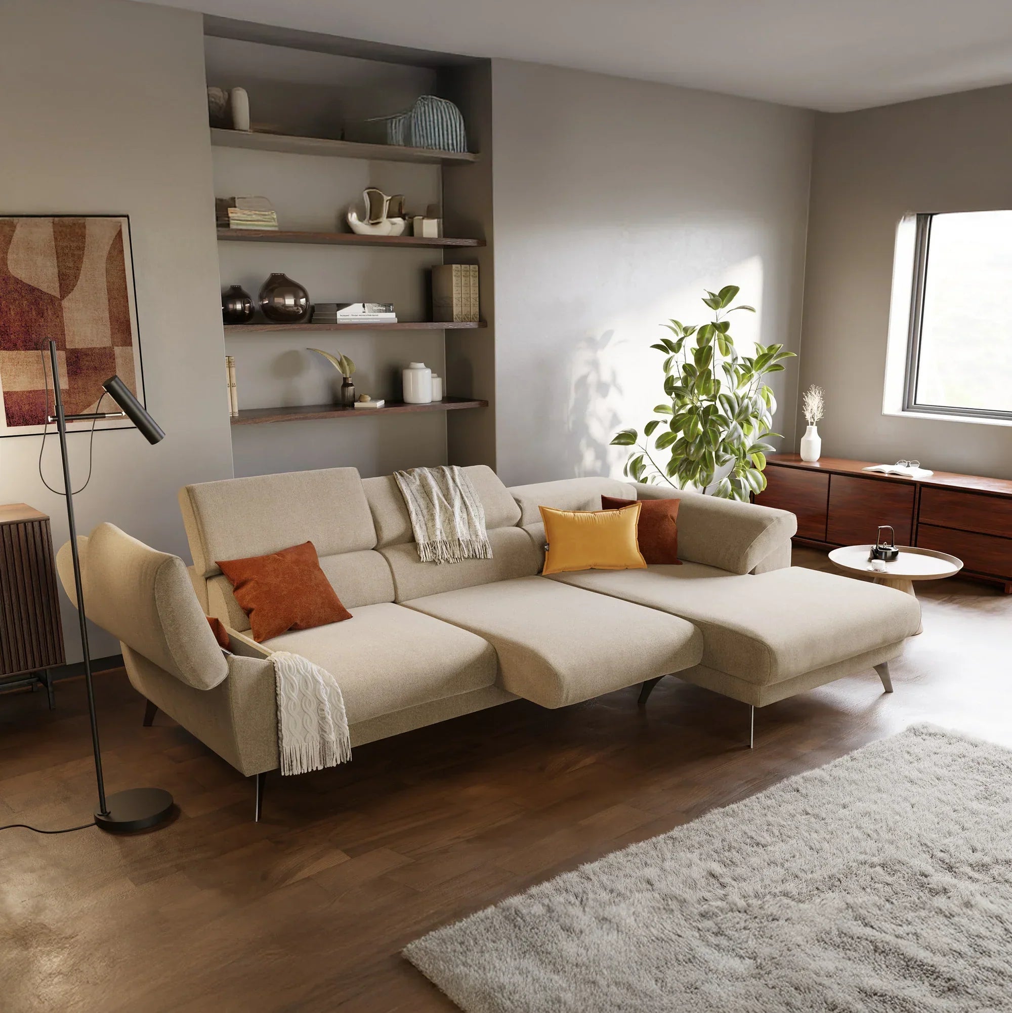 Divano Relax angolare per un soggiorno più ampio