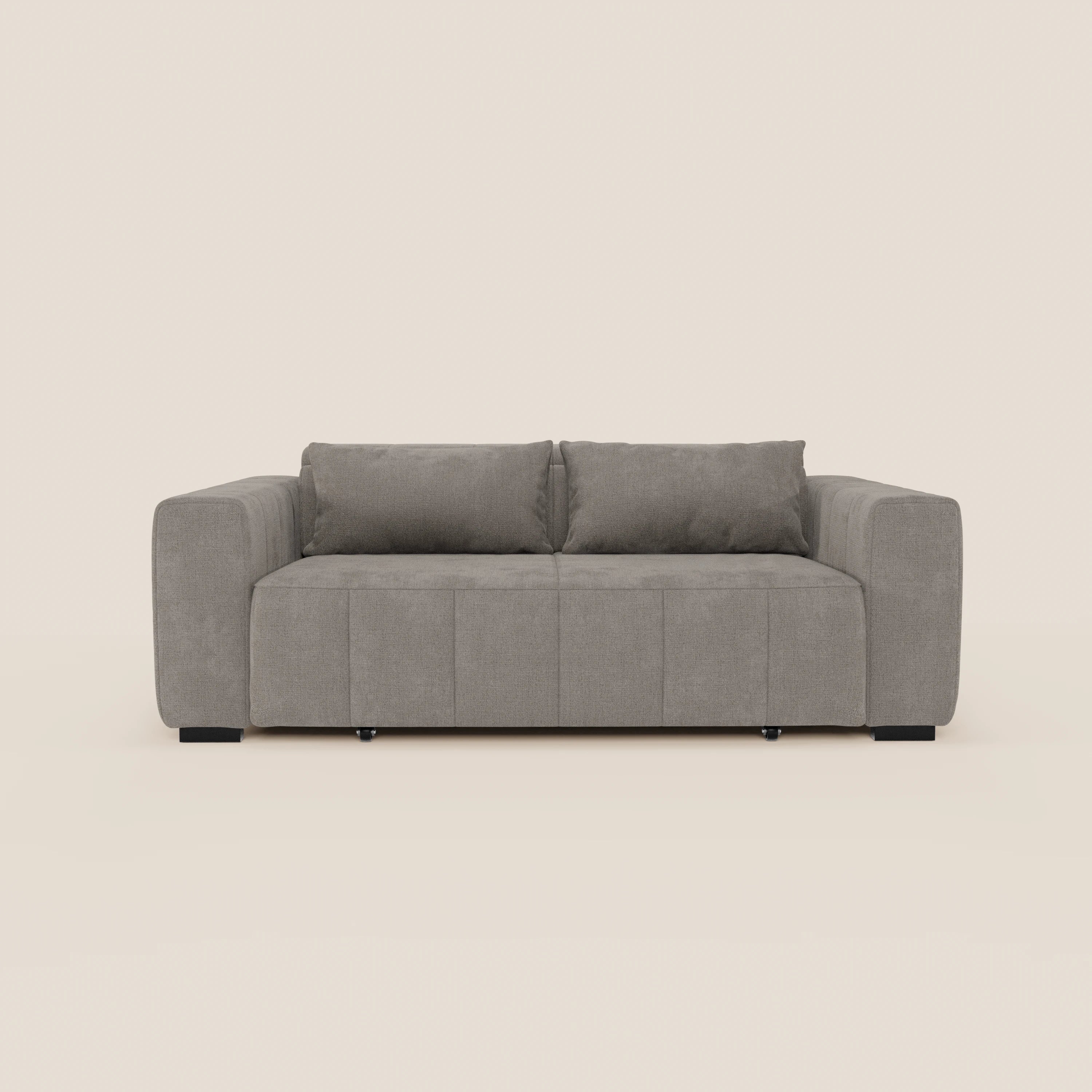 Doric divano 3 posti con sedute allungabili tramite relax elettrico - poggiatesta reclinabile in tessuto smacchiabile T23 - divani.store