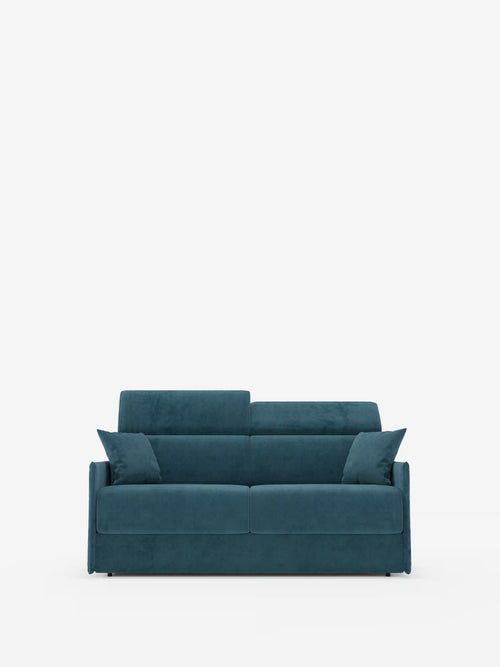 Miryam Divano letto con poggiatesta reclinabili e comfort maxi - design compatto in morbido tessuto smacchiabile T31