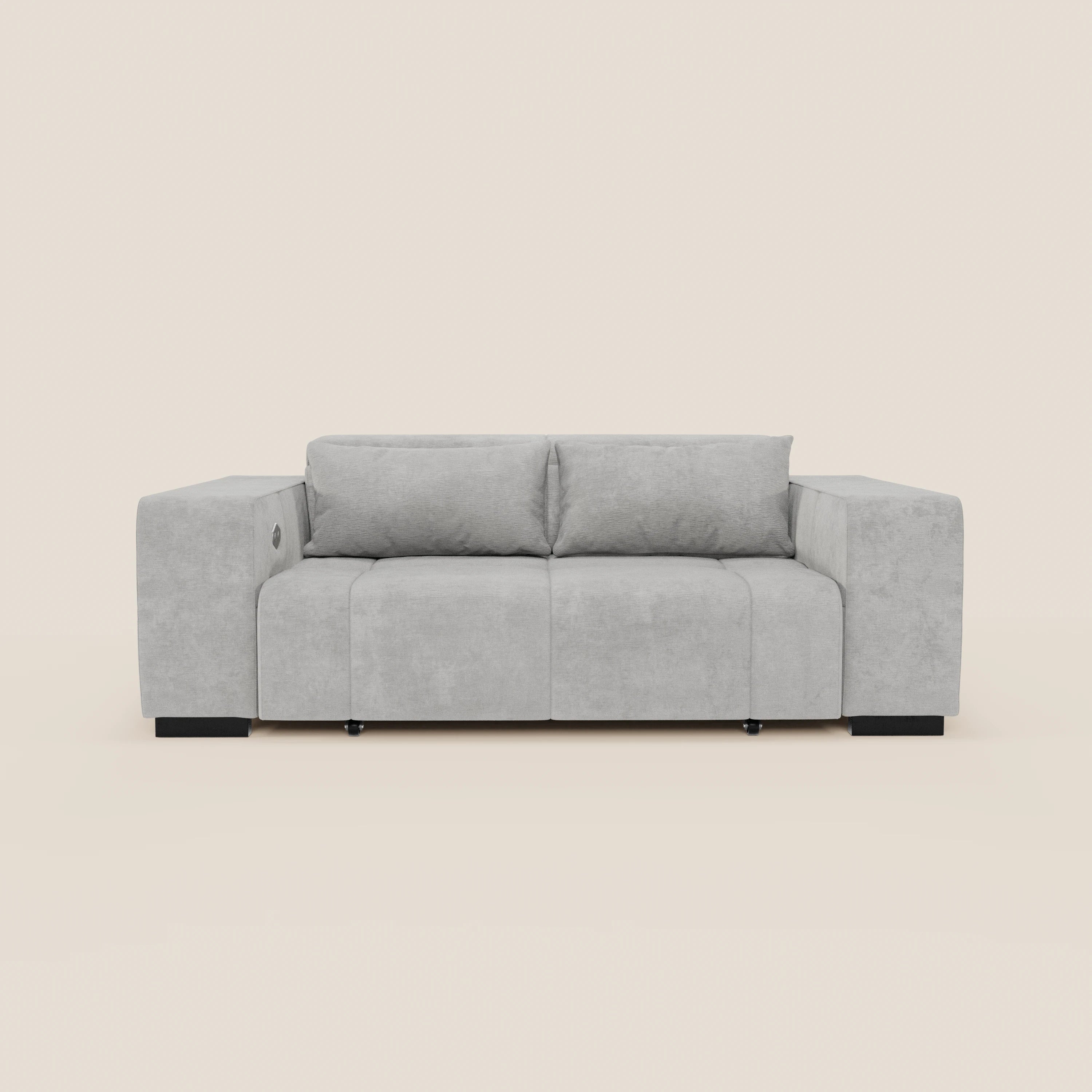 Monarch Divano con Relax Elettrico per allungamento sedute e Poggiatesta Reclinabile in tessuto morbido smacchiabile T31 - divani.store