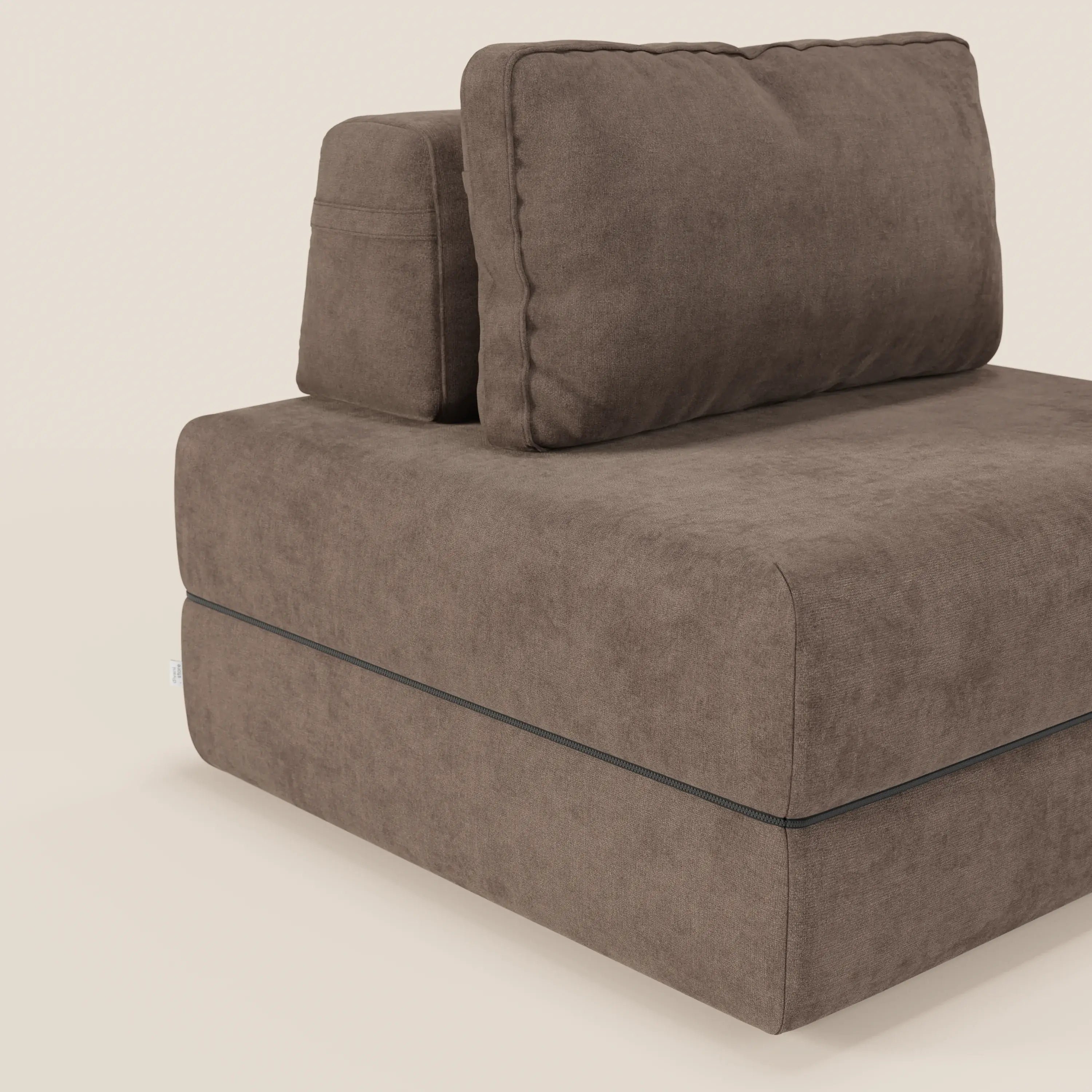 Rift poltrona letto con materasso alto 22 cm e memory foam - schienale mobile e tessuto smacchiabile T31 - divani.store