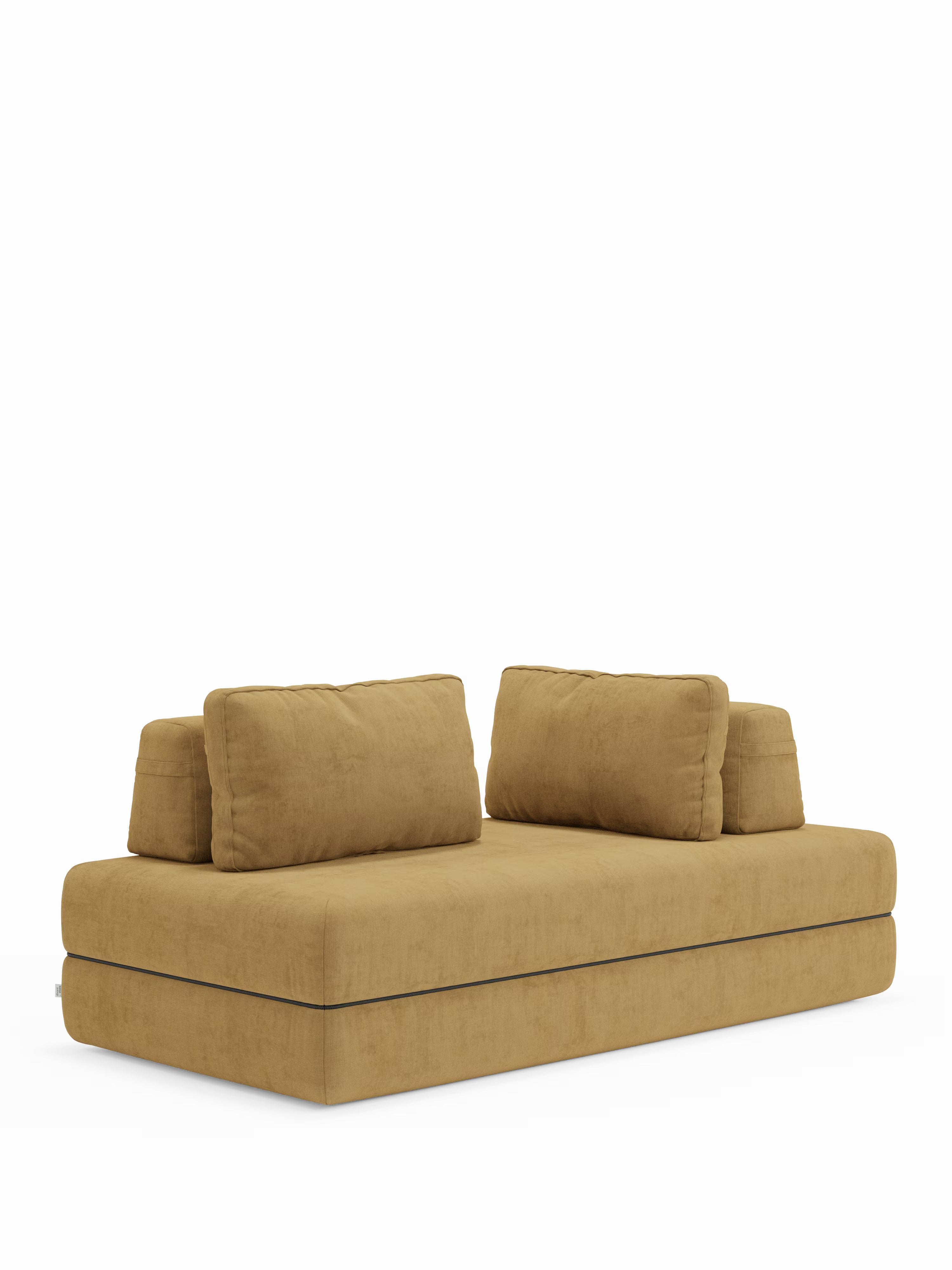 Rift divano letto matrimoniale 2 posti e 3 posti con schienali mobili - materasso alto 22 cm e memory foam in T31