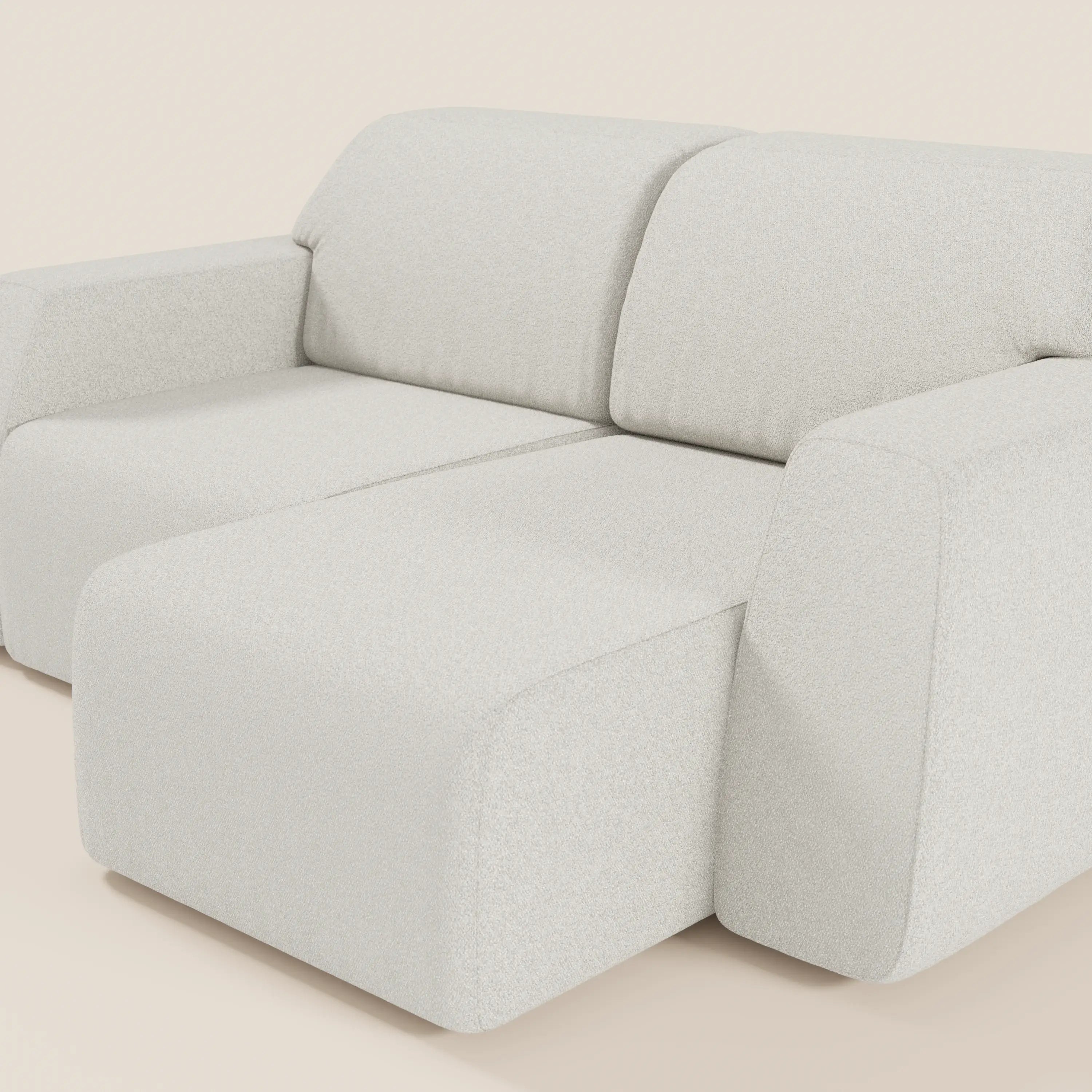 Orbit divano 2 e 3 posti con sedute scorrevoli - completamente sfoderabile in tessuto smacchiabile effetto cotone T33 - divani.store