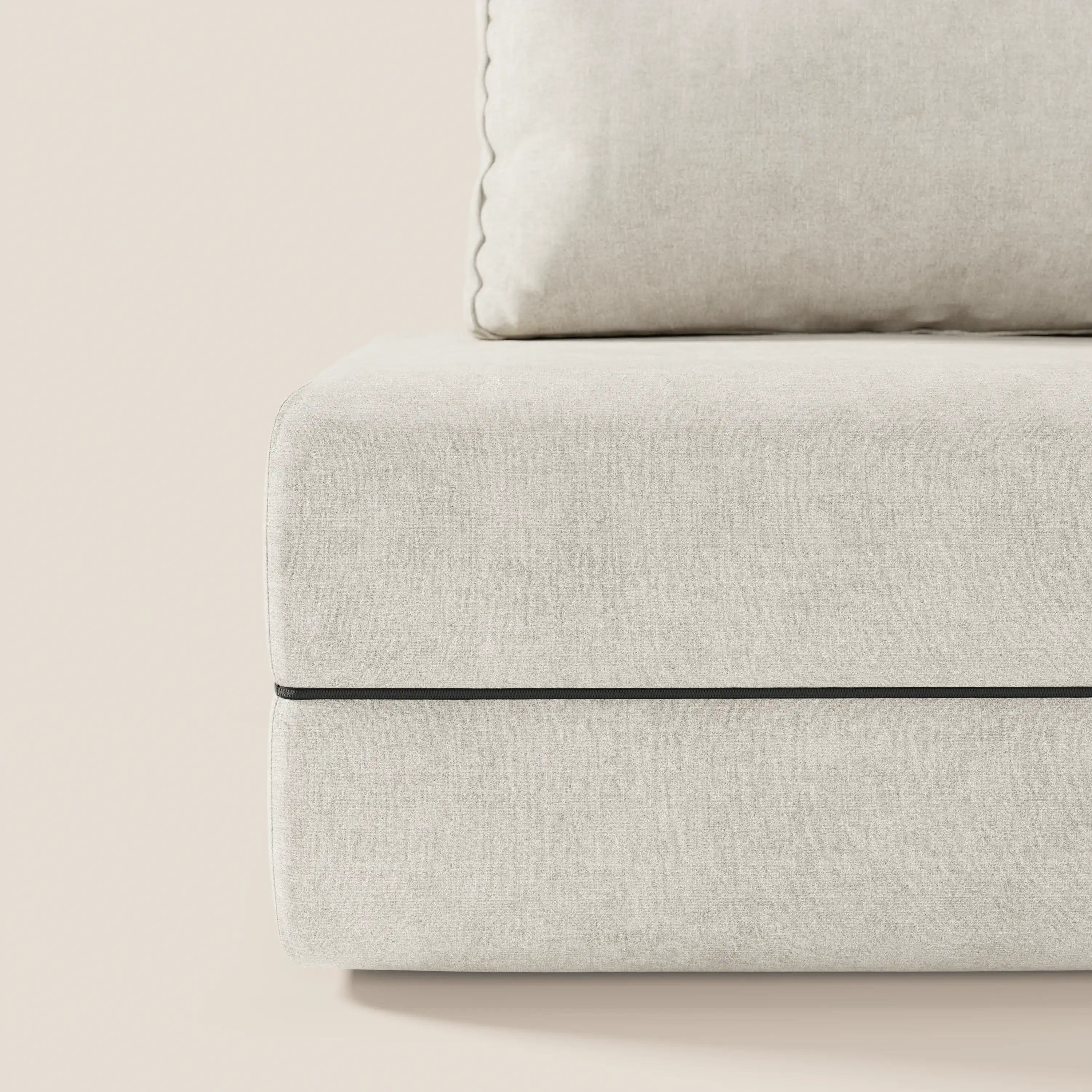 Rift poltrona letto con materasso alto 22 cm e memory foam - schienale mobile e tessuto smacchiabile T31 - divani.store