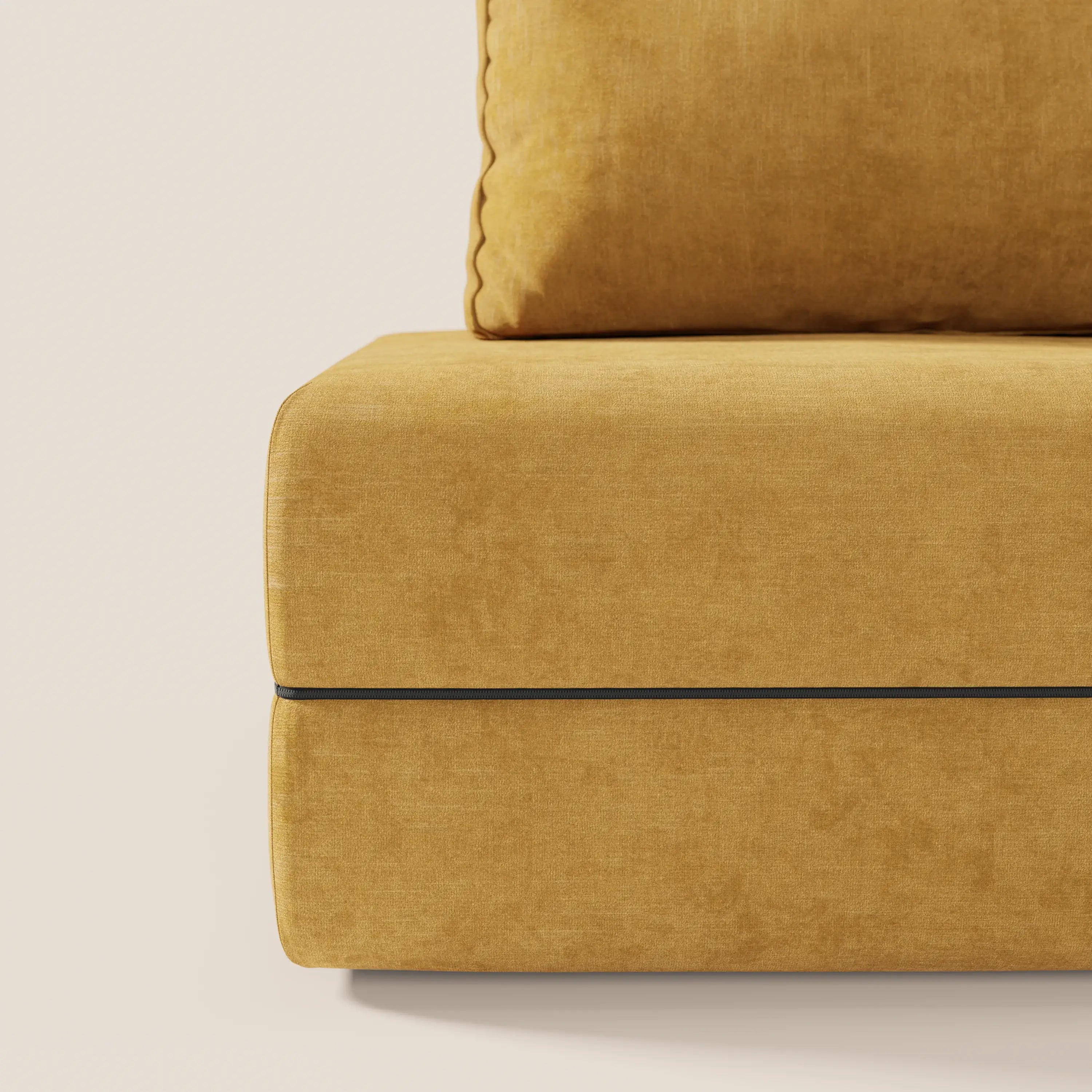 Rift poltrona letto con materasso alto 22 cm e memory foam - schienale mobile e tessuto smacchiabile T31 - divani.store
