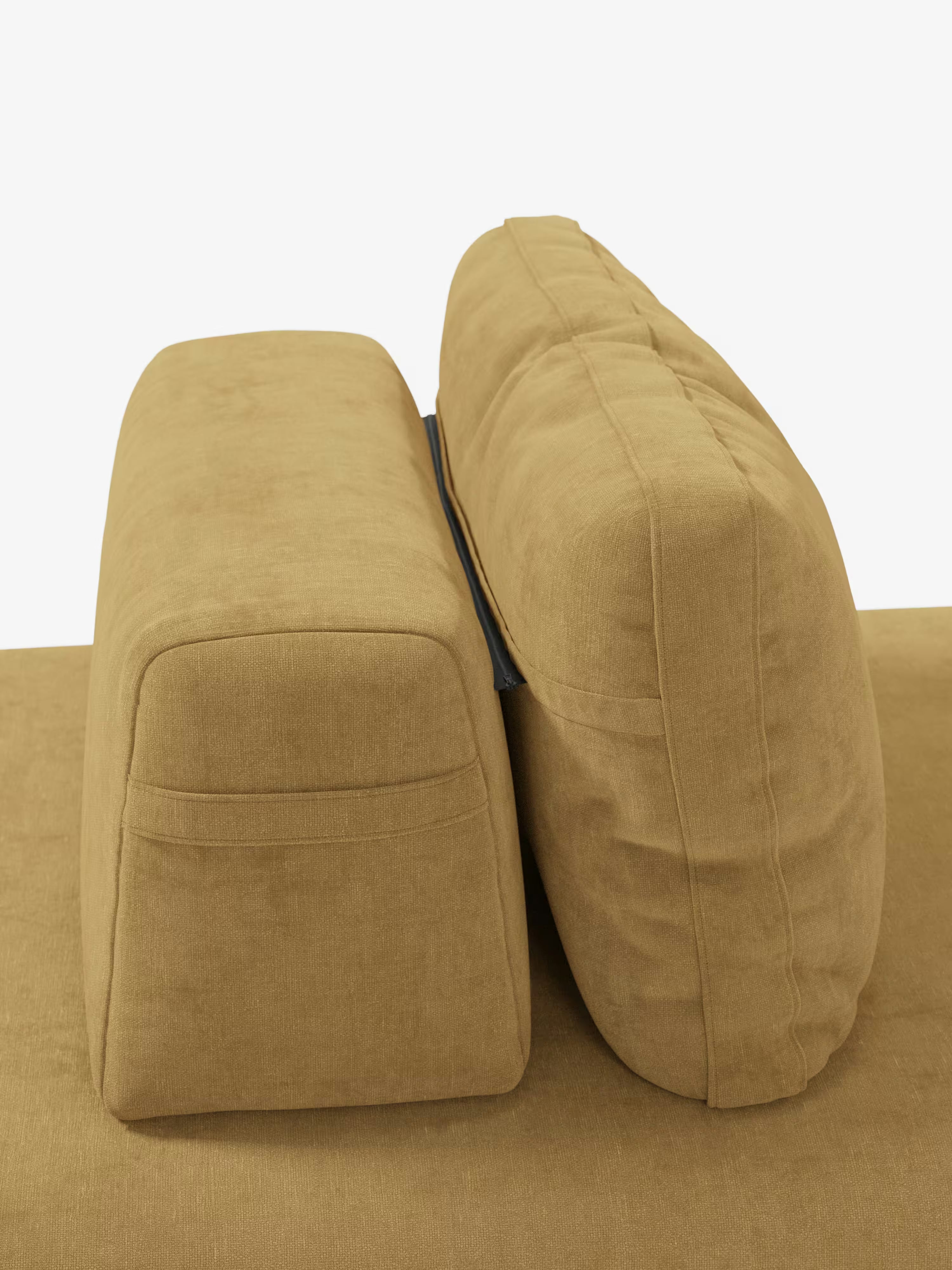 Rift divano letto matrimoniale 2 posti e 3 posti con schienali mobili - materasso alto 24 cm e memory foam in tessuto smacchiabile T31