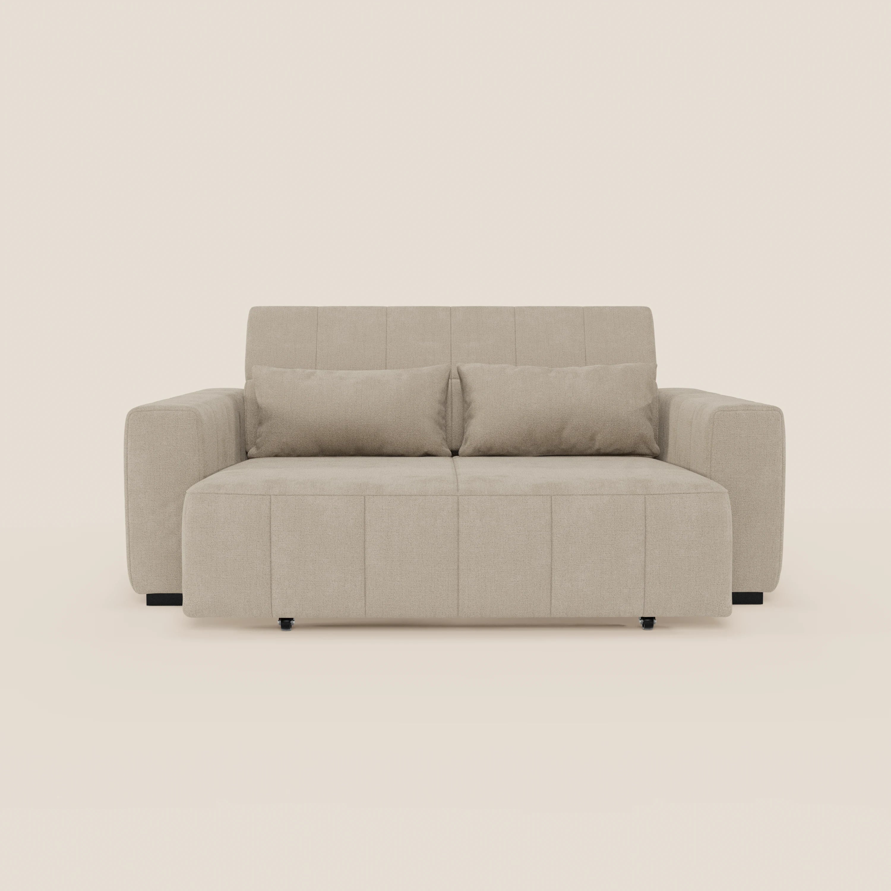 Doric divano 3 posti con sedute allungabili tramite relax elettrico - poggiatesta reclinabile in tessuto smacchiabile T23 - divani.store