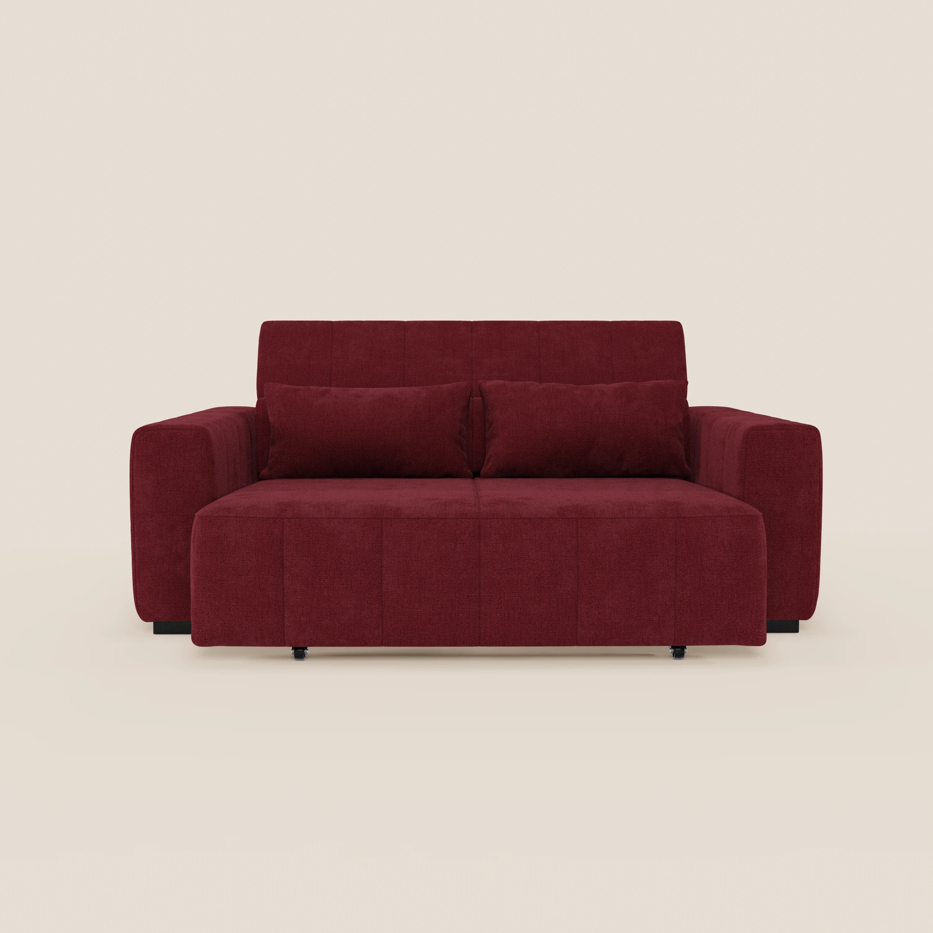 Doric divano 3 posti con sedute allungabili tramite relax elettrico - poggiatesta reclinabile in tessuto smacchiabile T23 - divani.store