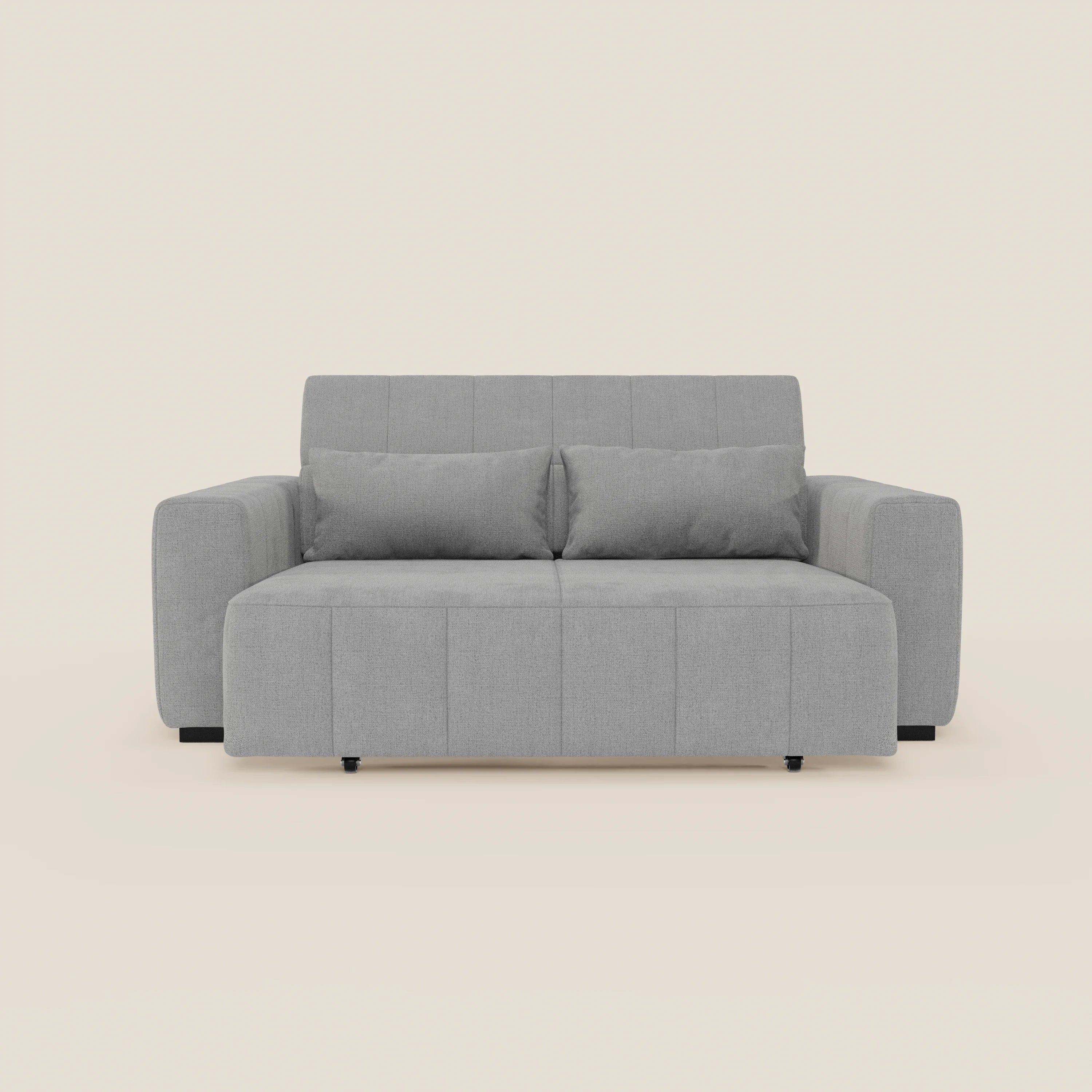 Doric divano 3 posti con sedute allungabili tramite relax elettrico - poggiatesta reclinabile in tessuto smacchiabile T23 - divani.store