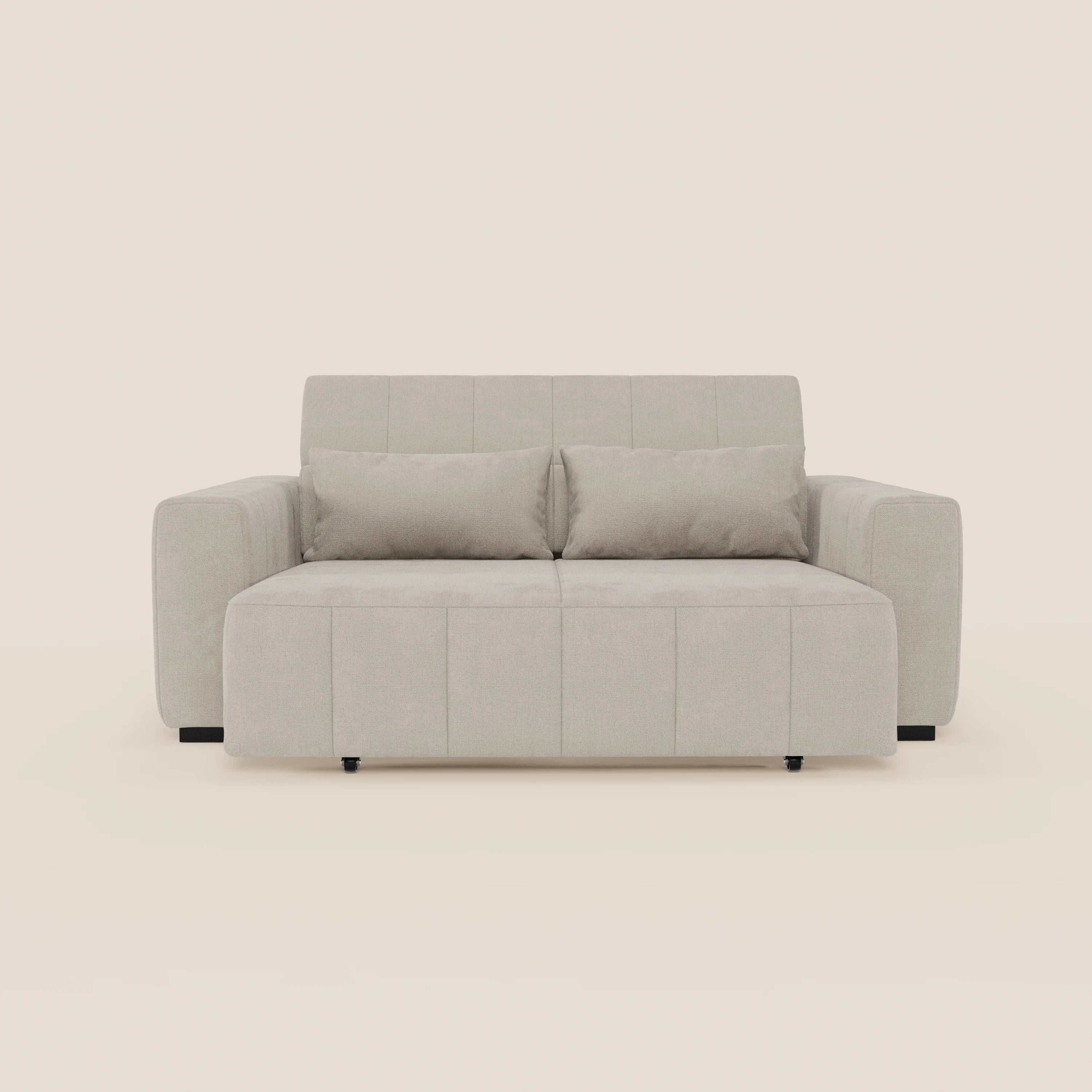 Doric divano 3 posti con sedute allungabili tramite relax elettrico - poggiatesta reclinabile in tessuto smacchiabile T23 - divani.store