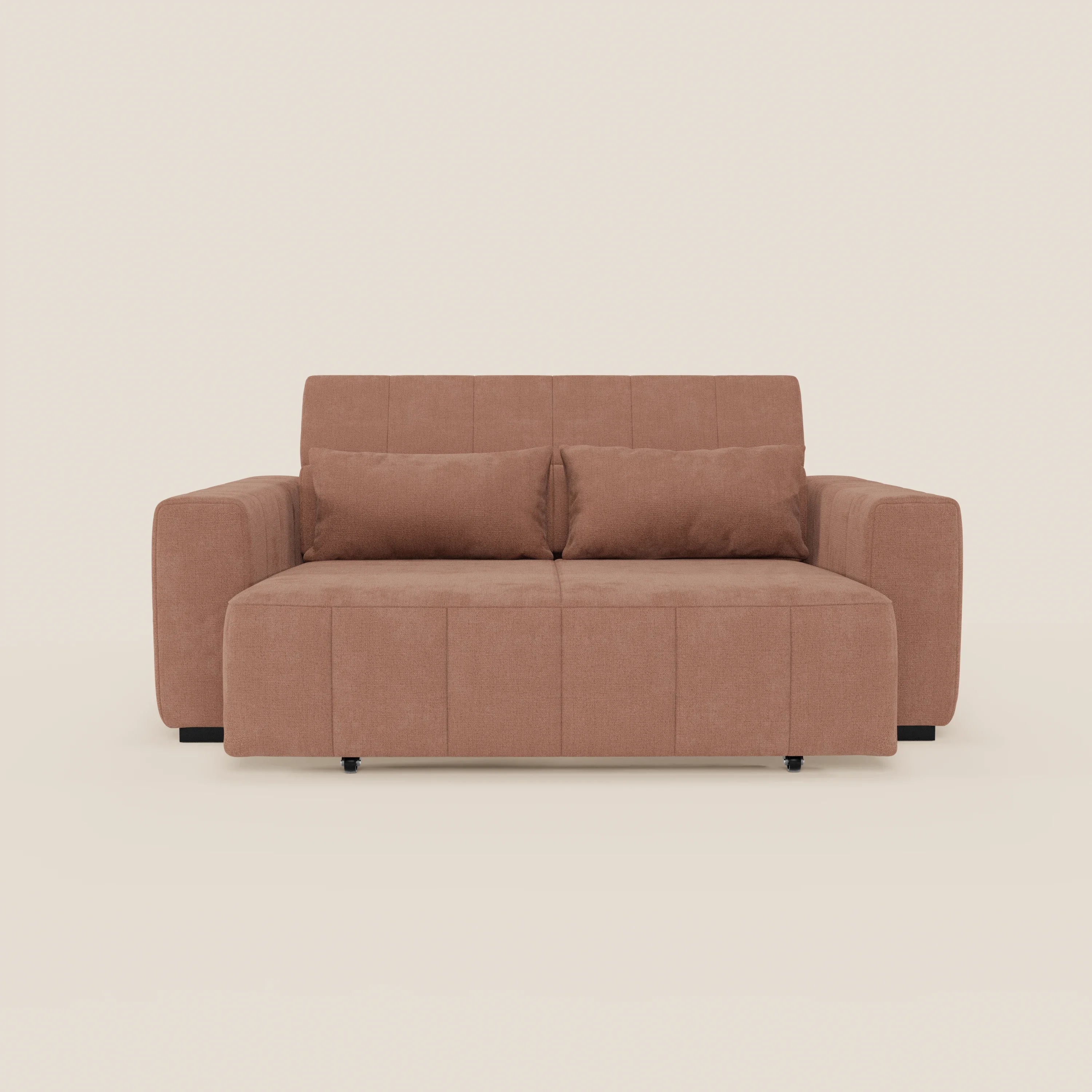 Doric divano 3 posti con sedute allungabili tramite relax elettrico - poggiatesta reclinabile in tessuto smacchiabile T23 - divani.store