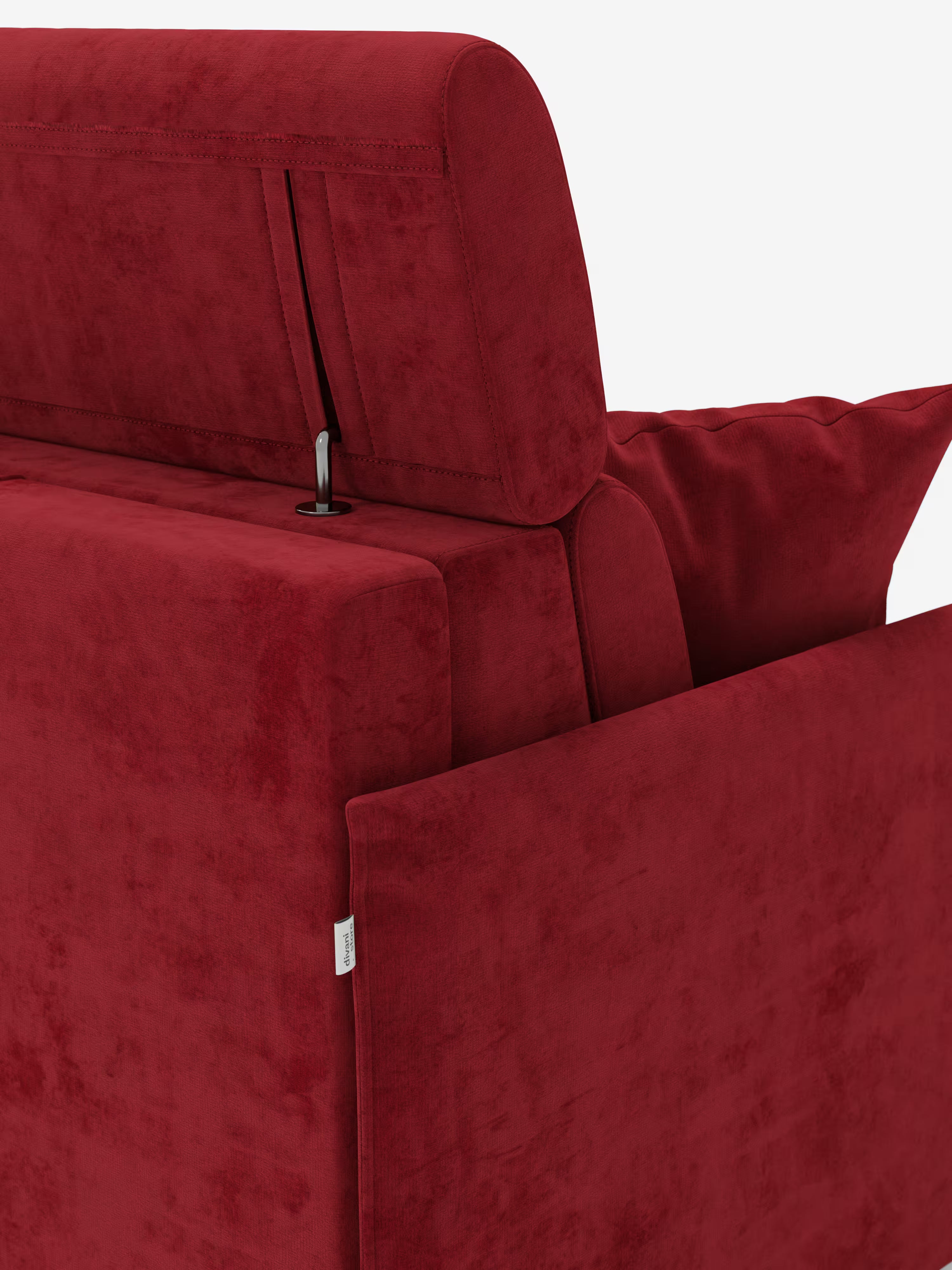Miryam sofá cama esquinero compacto - reposacabezas reclinables y chaise longue con almacenaje en tejido antimanchas T31