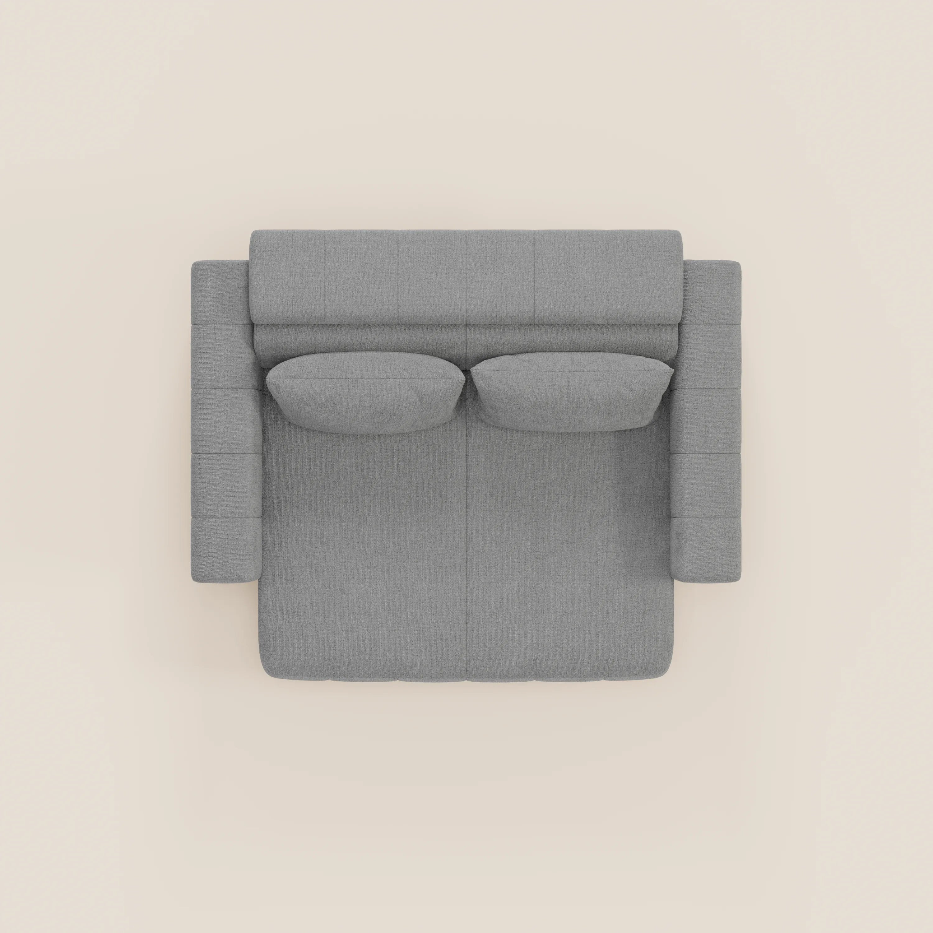 Doric divano 3 posti con sedute allungabili tramite relax elettrico - poggiatesta reclinabile in tessuto smacchiabile T23 - divani.store