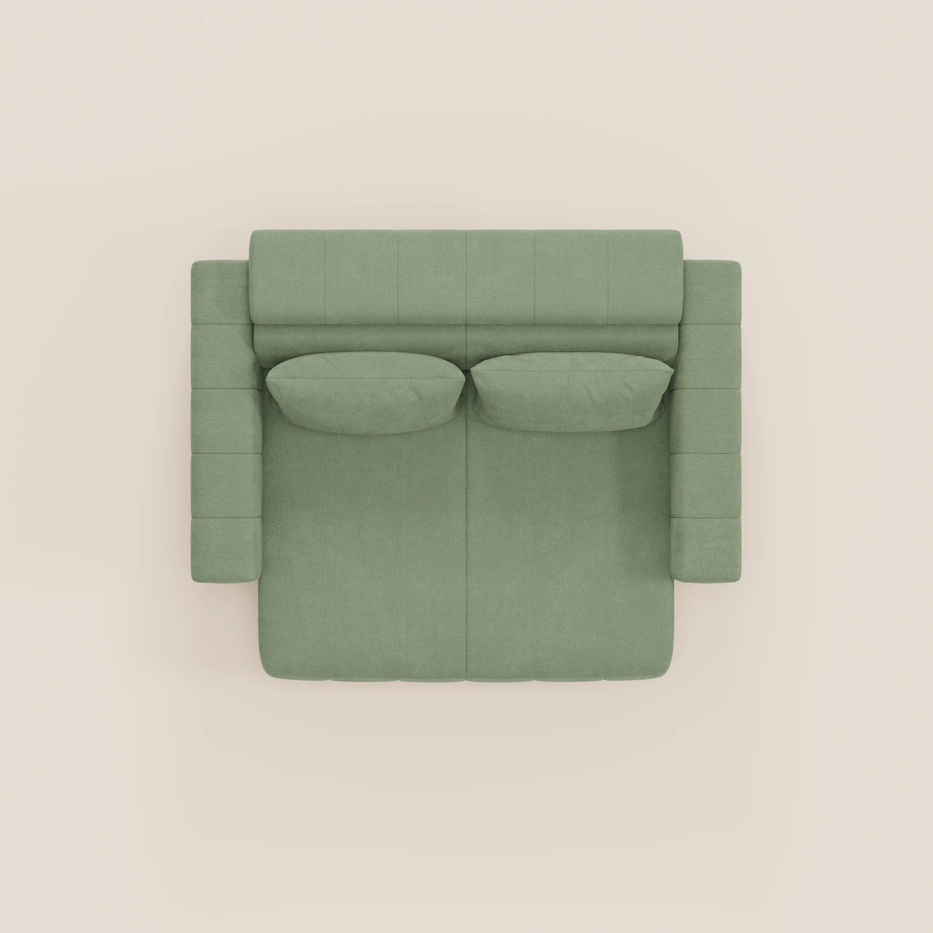 Doric divano 3 posti con sedute allungabili tramite relax elettrico - poggiatesta reclinabile in tessuto smacchiabile T23 - divani.store