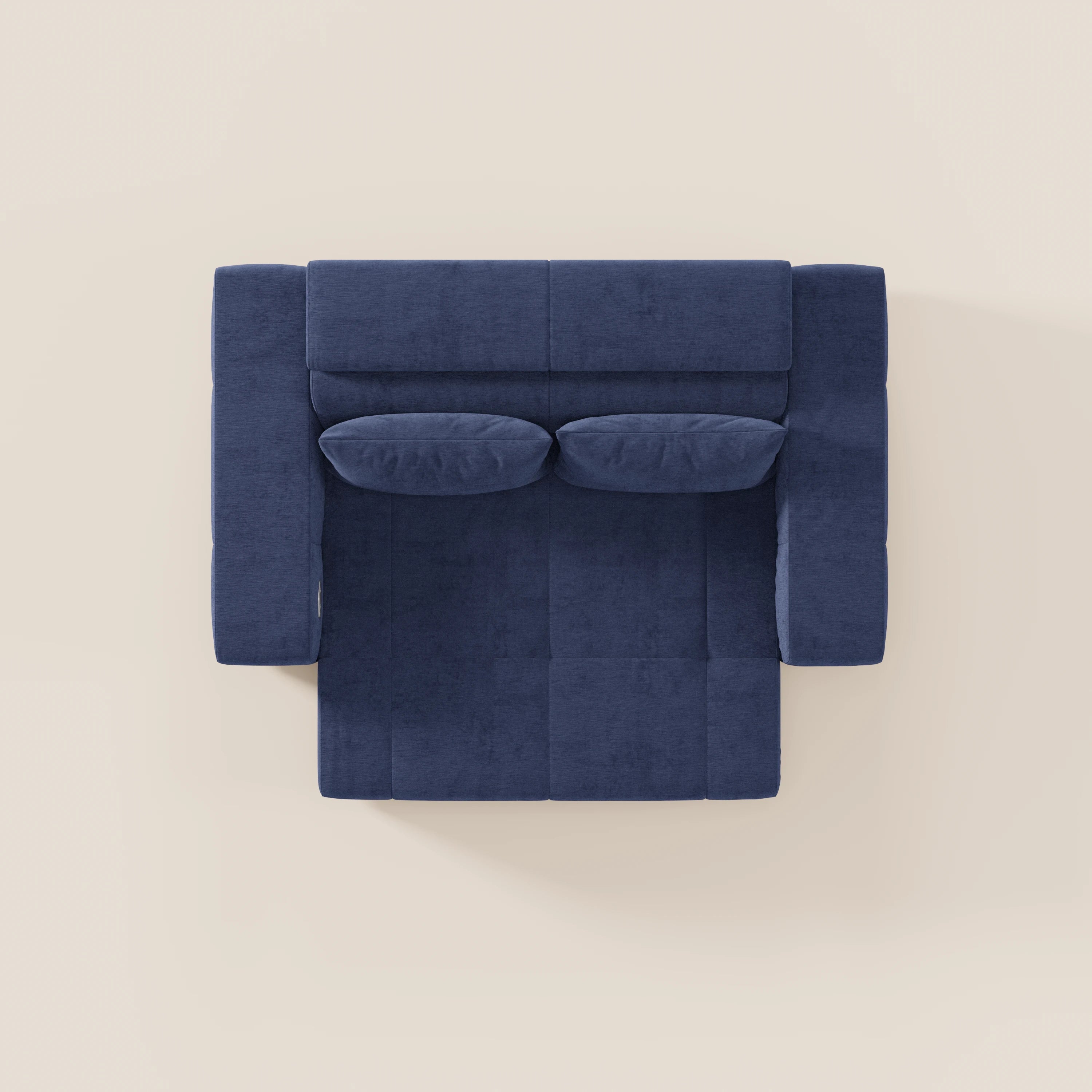 Monarch Divano con Relax Elettrico per allungamento sedute e Poggiatesta Reclinabile in tessuto morbido smacchiabile T31 - divani.store