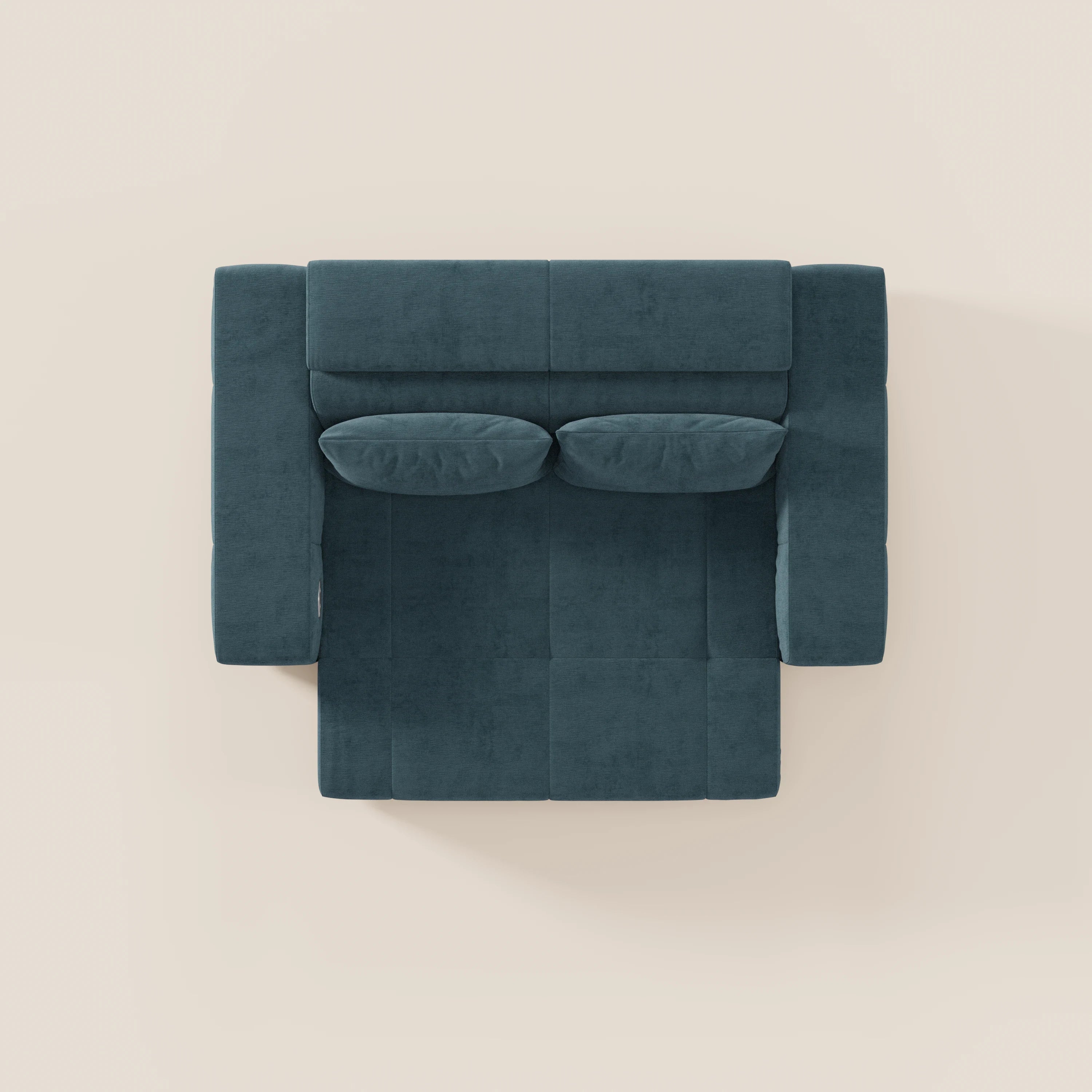 Monarch Divano con Relax Elettrico per allungamento sedute e Poggiatesta Reclinabile in tessuto morbido smacchiabile T31 - divani.store