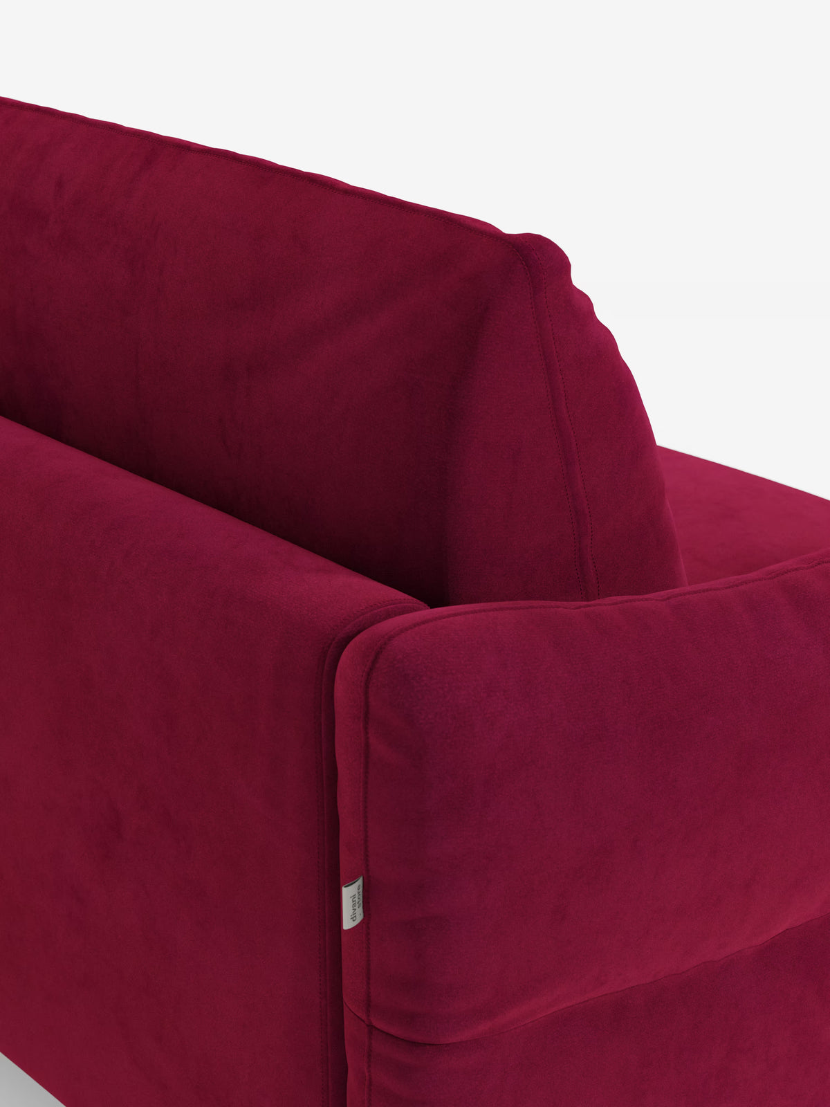 Dalia divano letto con penisola contenitore e materasso alto 18 cm - piedini alti e tessuto smacchiabile T30