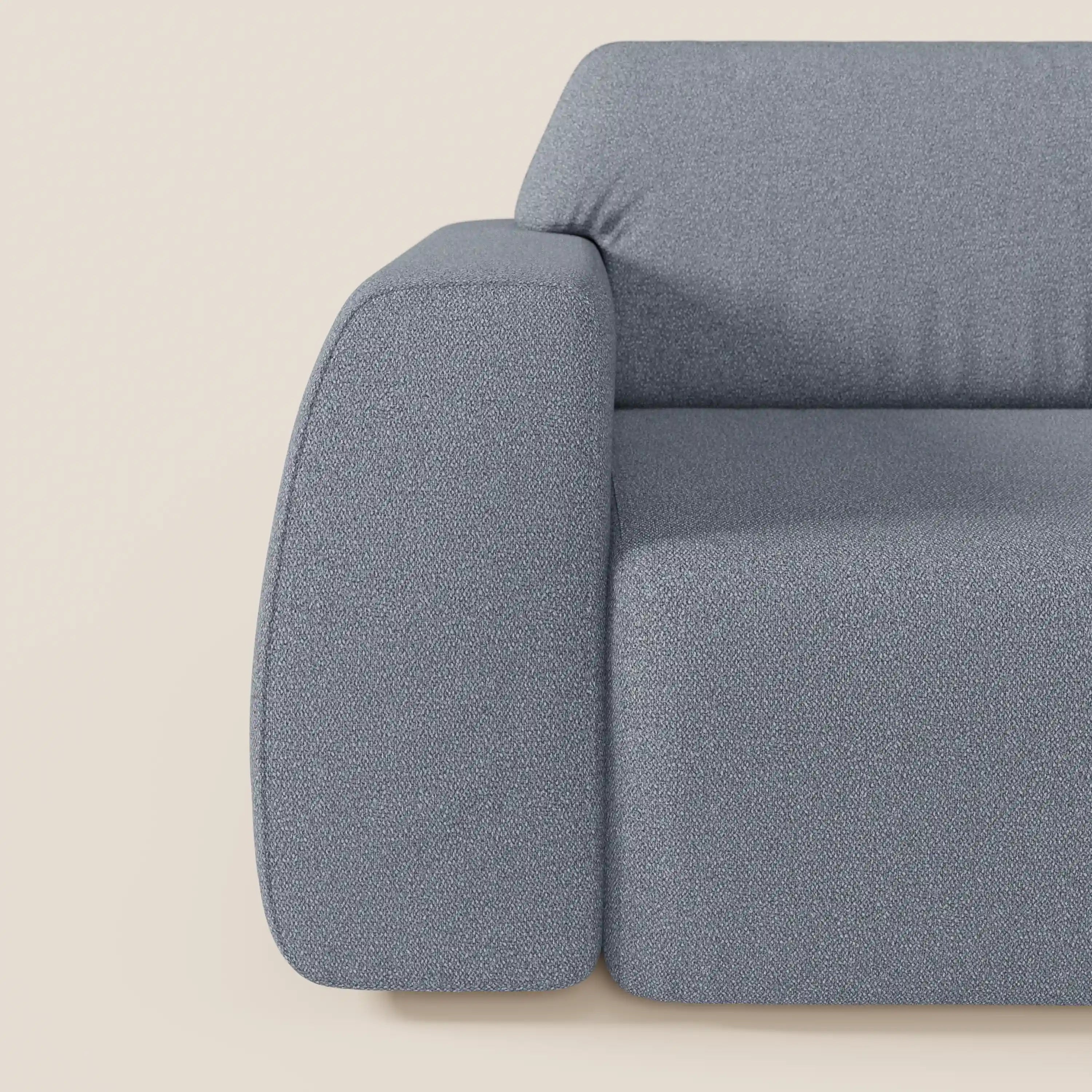 Orbit divano con 3 sedute scorrevoli e allungabili in tessuto effetto cotone smacchiabile T33 - divani.store