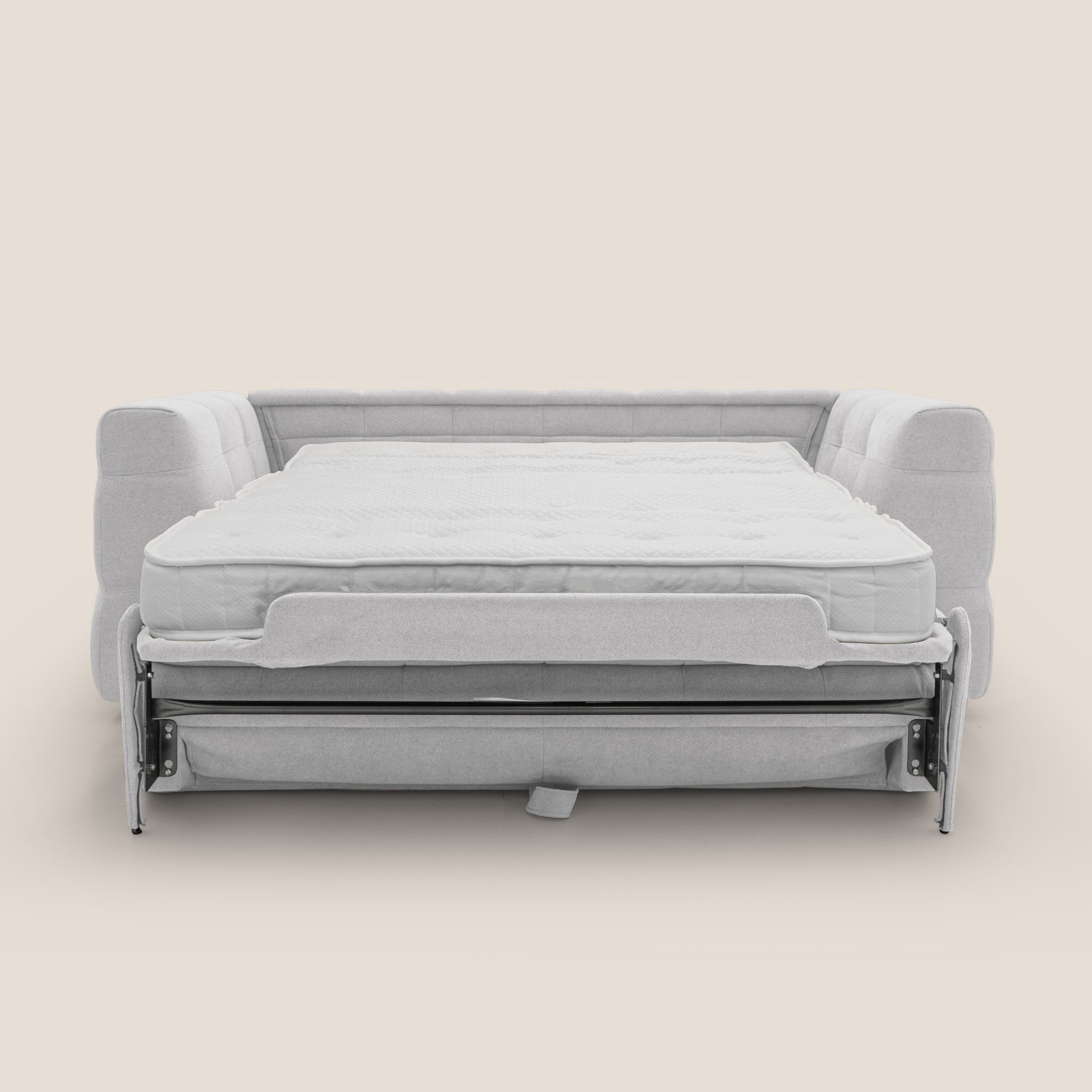 Tender Divano letto matrimoniale dal design innovativo in tessuto bouclet impermeabile T07