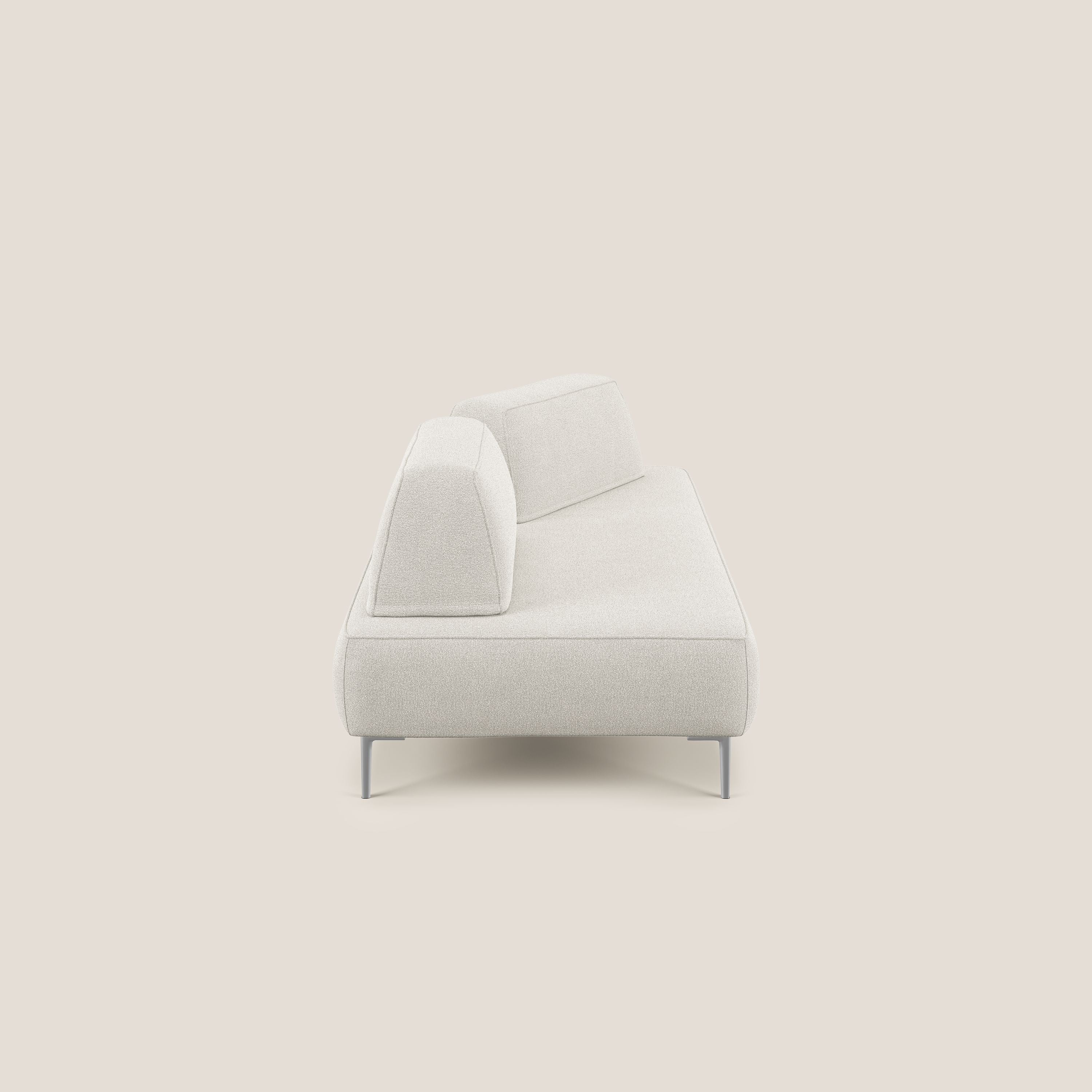 Newton divano modulare con schienali movibili T07 bianco - divani.store