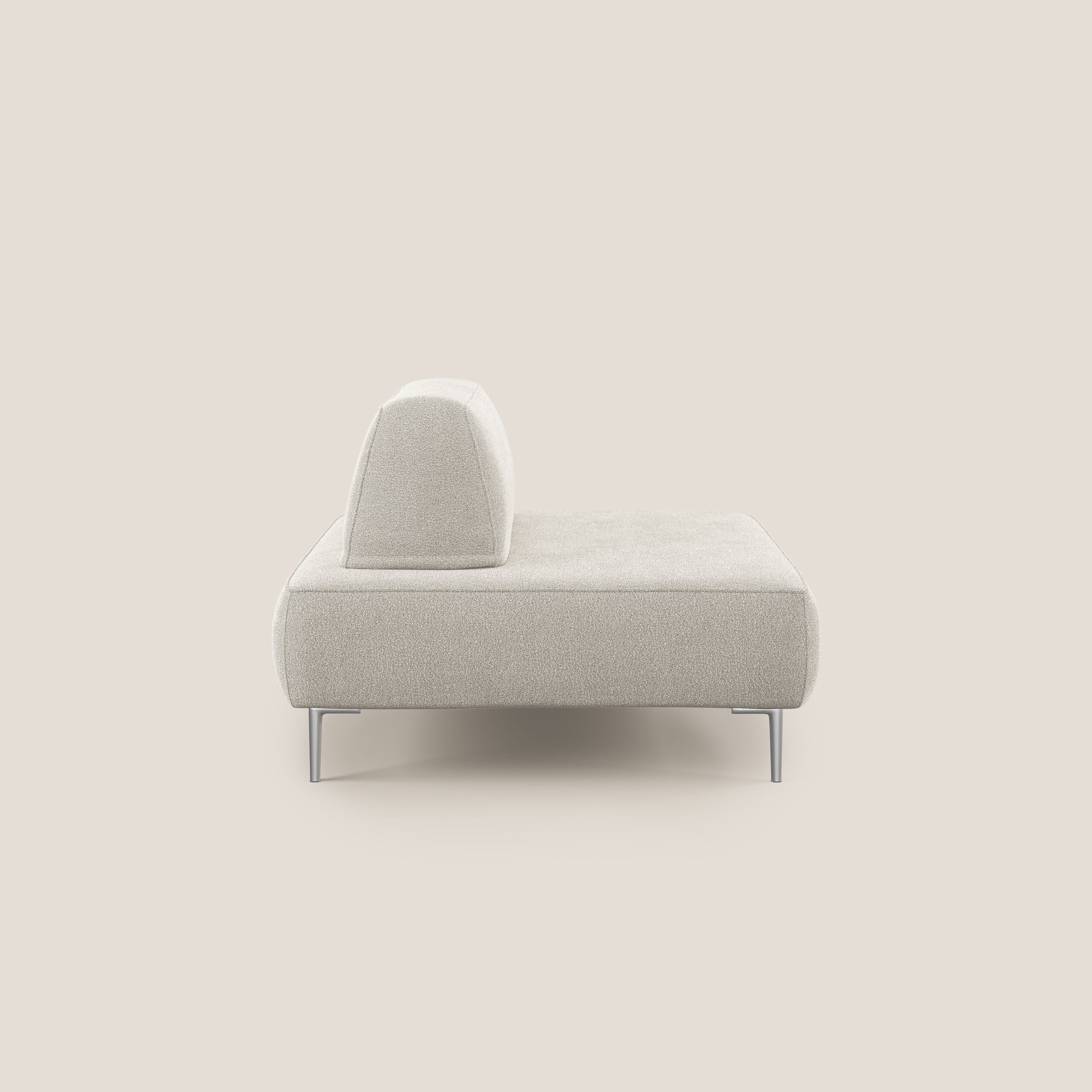 Newton poltrona modulare con schienali movibili T07 bianco - divani.store