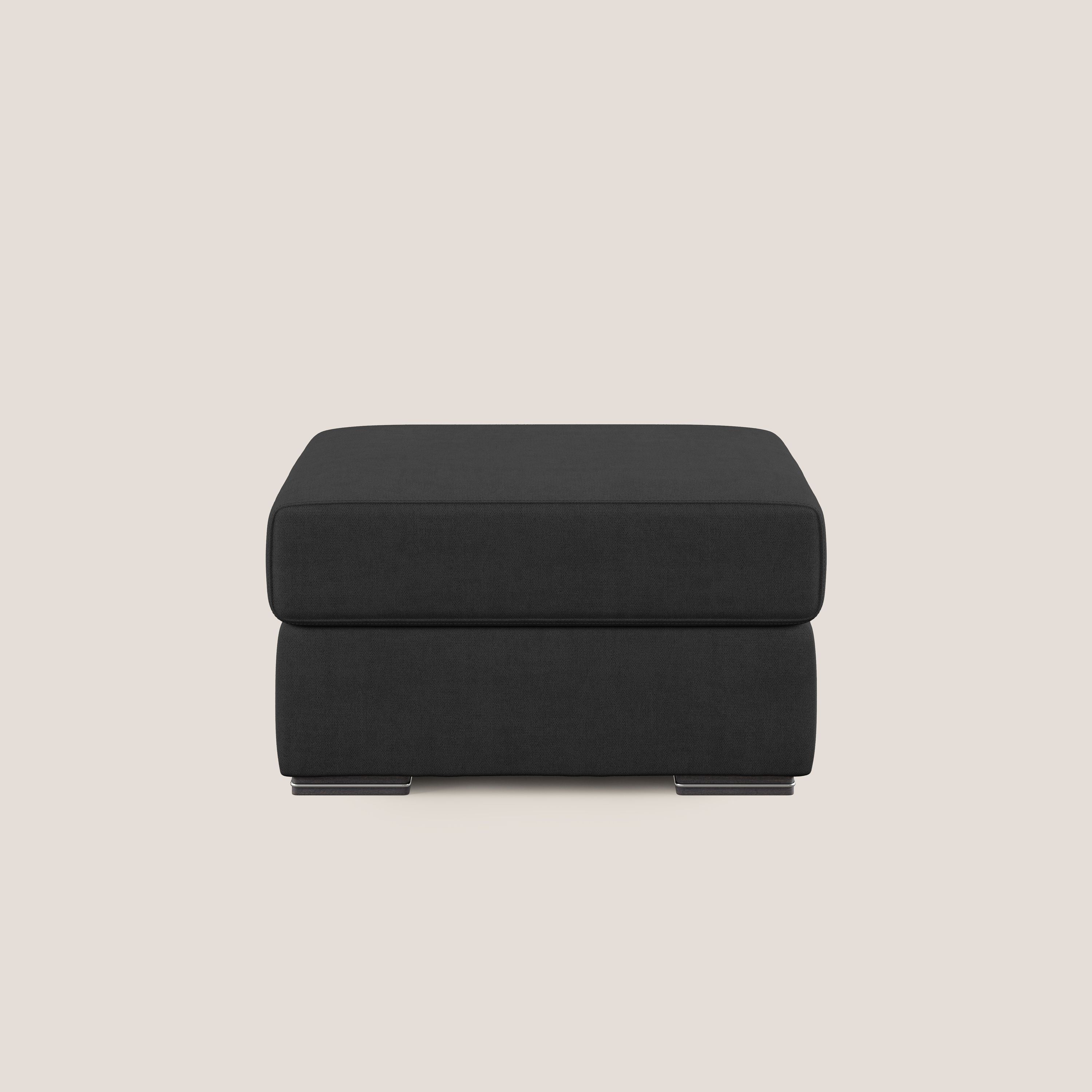 Sun pouf apribile contenitore in tessuto impermeabile T02 nero - divani.store