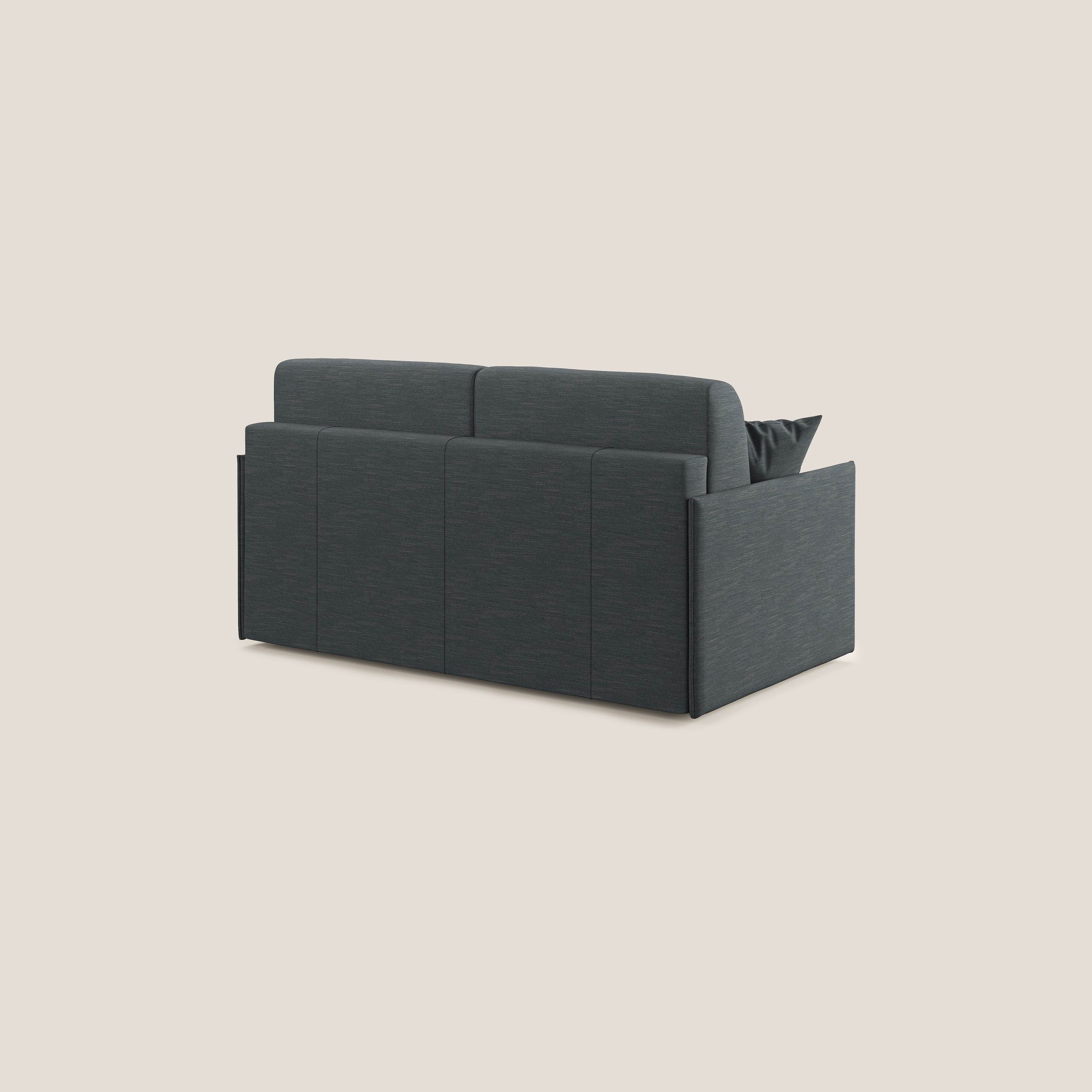 Evans Divano letto in tessuto Ecosostenibile antracite - divani.store