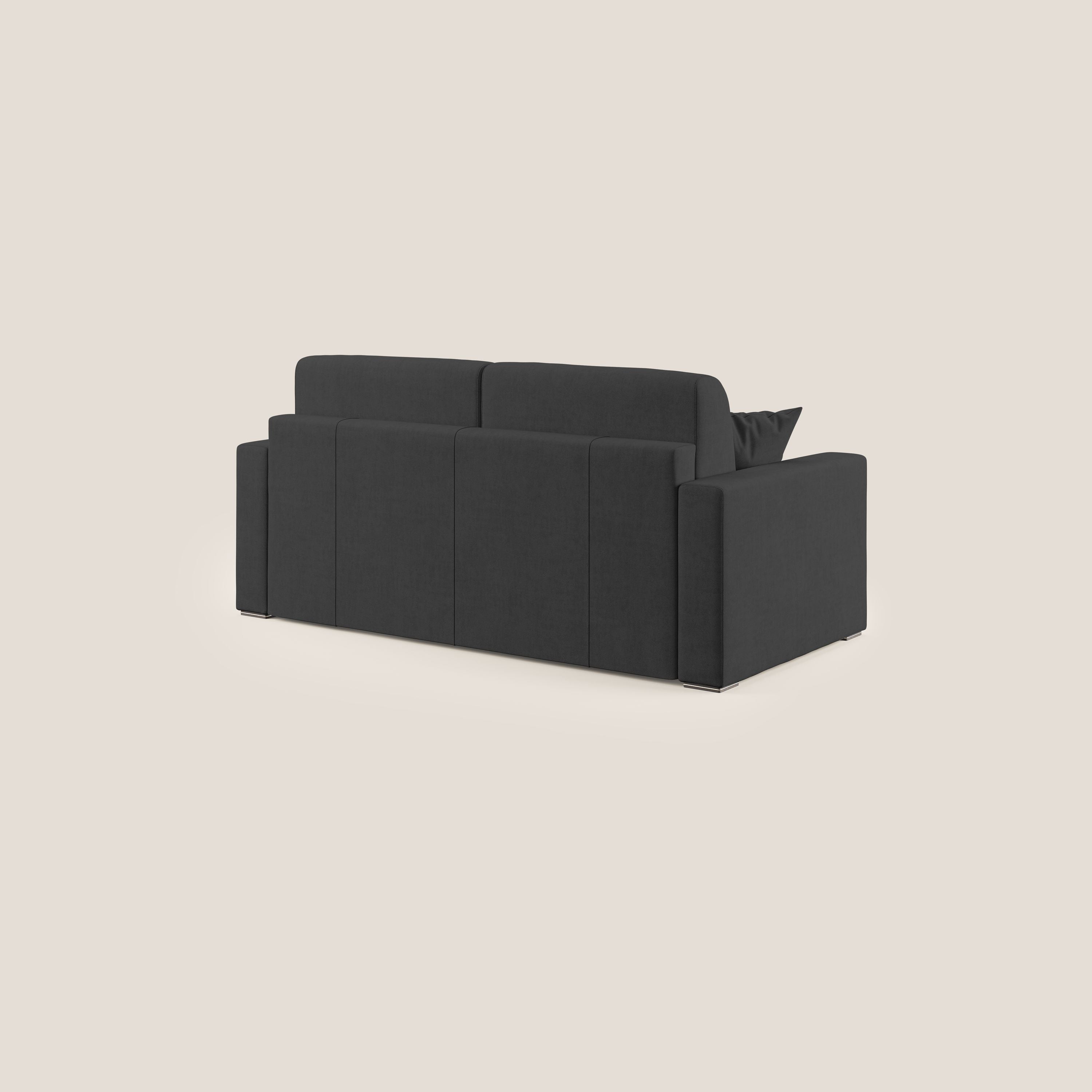 Best Divano letto matrimoniale in tessuto impermeabile T02 nero - divani.store