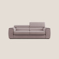 Shop online Zeno Divano con pouf estraibile poggiapiedi in tessuto morbido impermeabile T02 rosa - divani.store