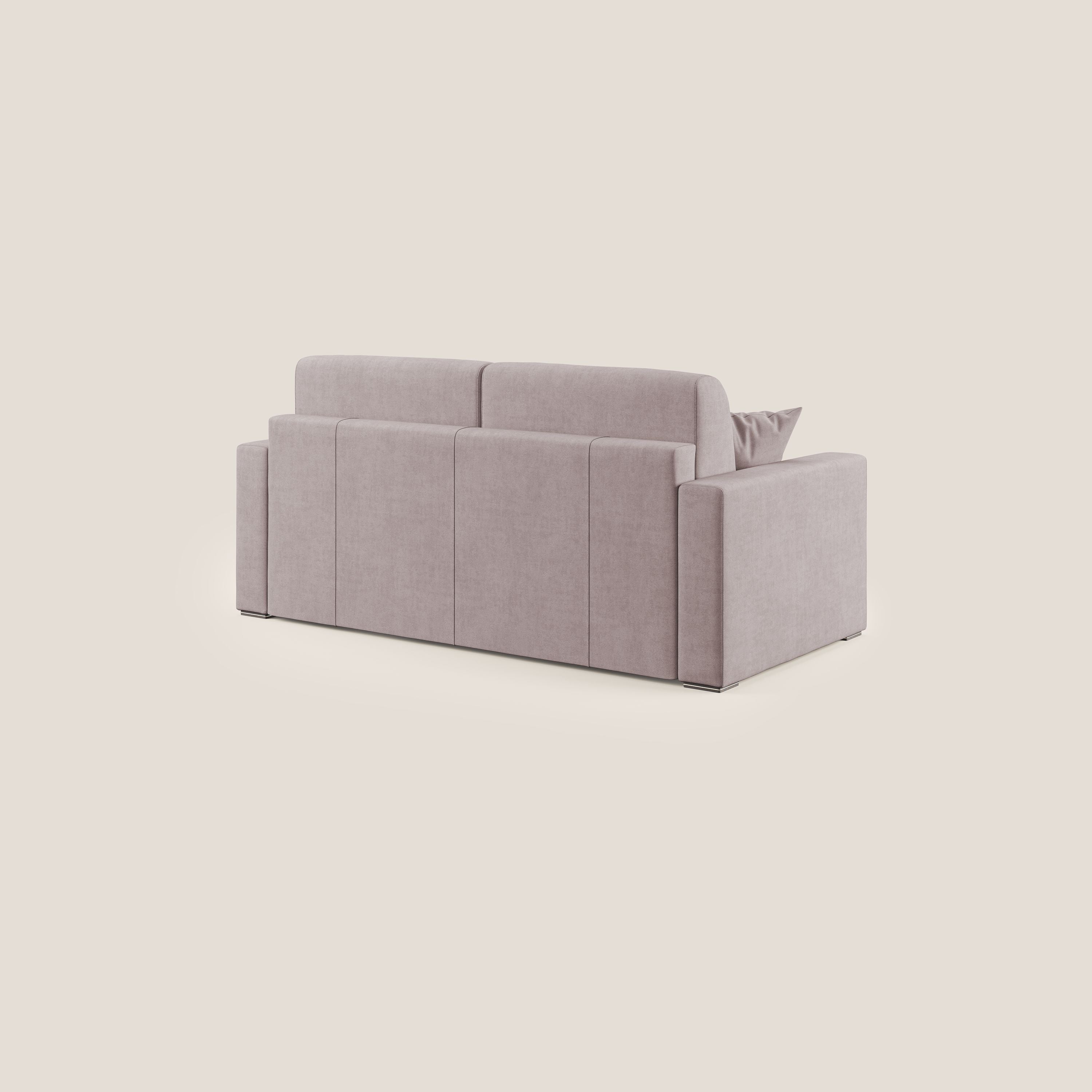 Best Divano letto matrimoniale in tessuto impermeabile T02 rosa - divani.store