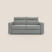 Shop online Cupido Divano letto materasso H18 cm e schienale alto in tessuto impermeabile simil cotone T13 grigio - divani.store
