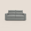 Shop online Cupido Divano letto materasso H18 cm e schienale alto in tessuto impermeabile simil cotone T13 grigio - divani.store
