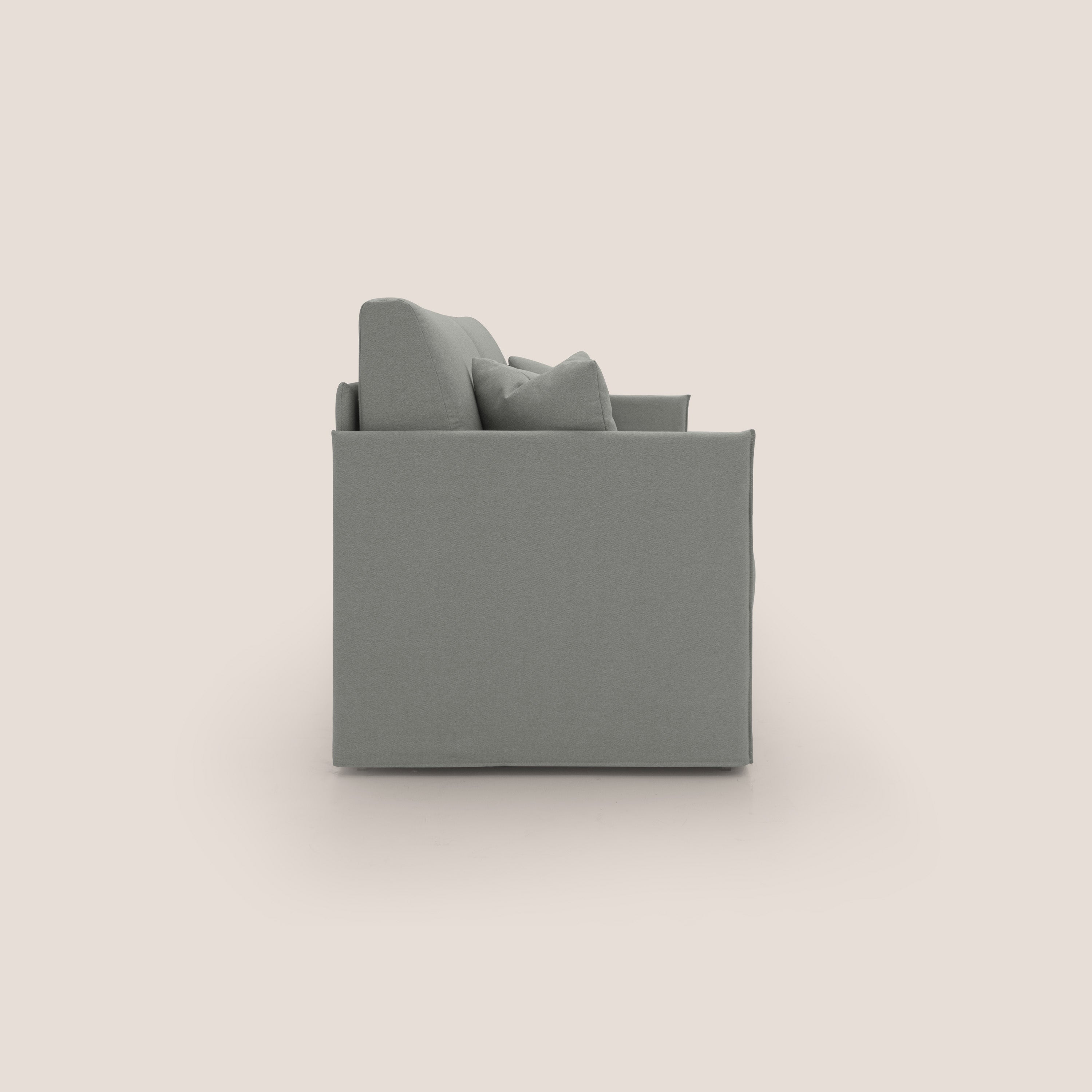 Tortona Divano duplex con doppio letto in tessuto simil cotone impermeabile T13 grigio - divani.store