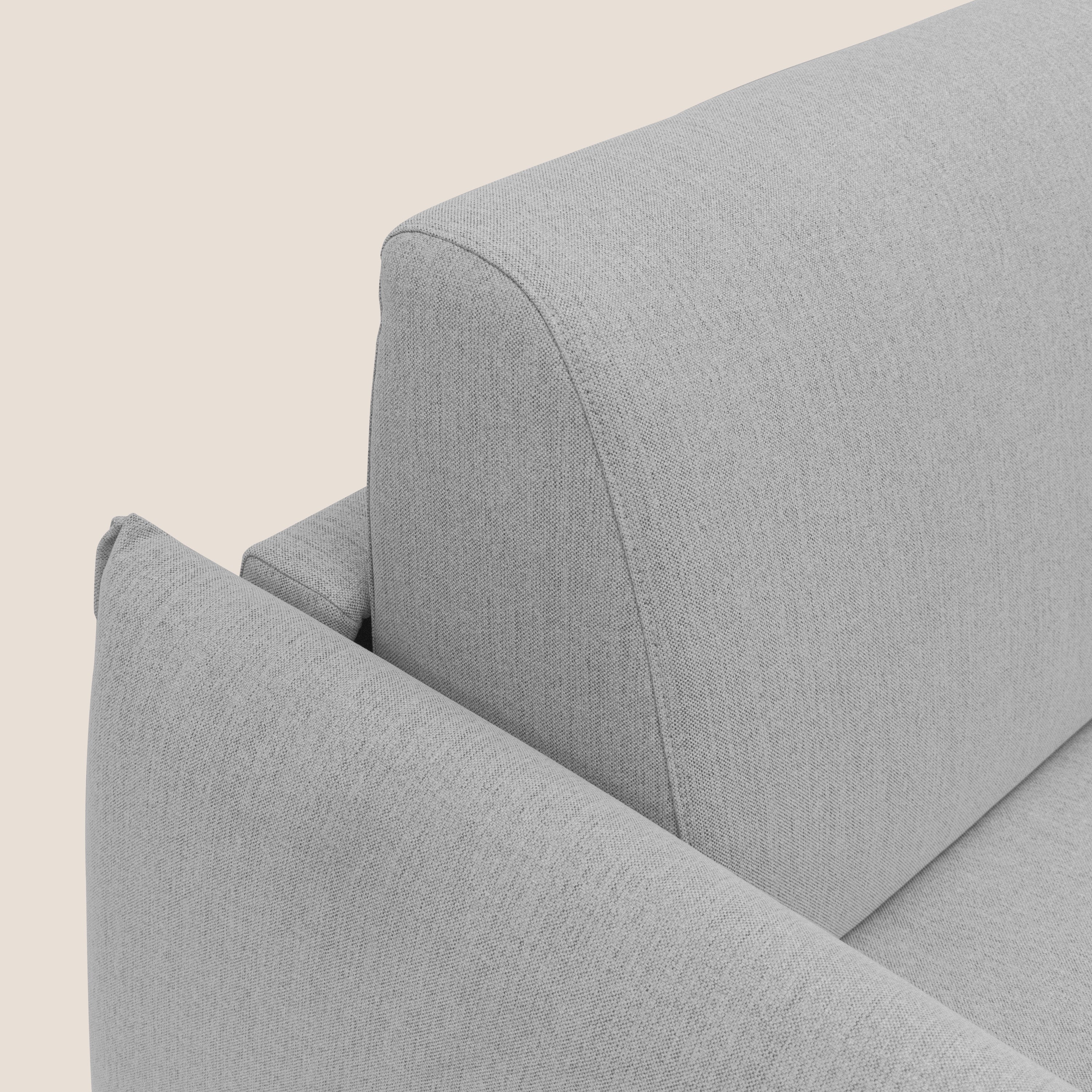 Scarlet divano letto in tessuto misto cotone impermeabile T19 grigio - divani.store