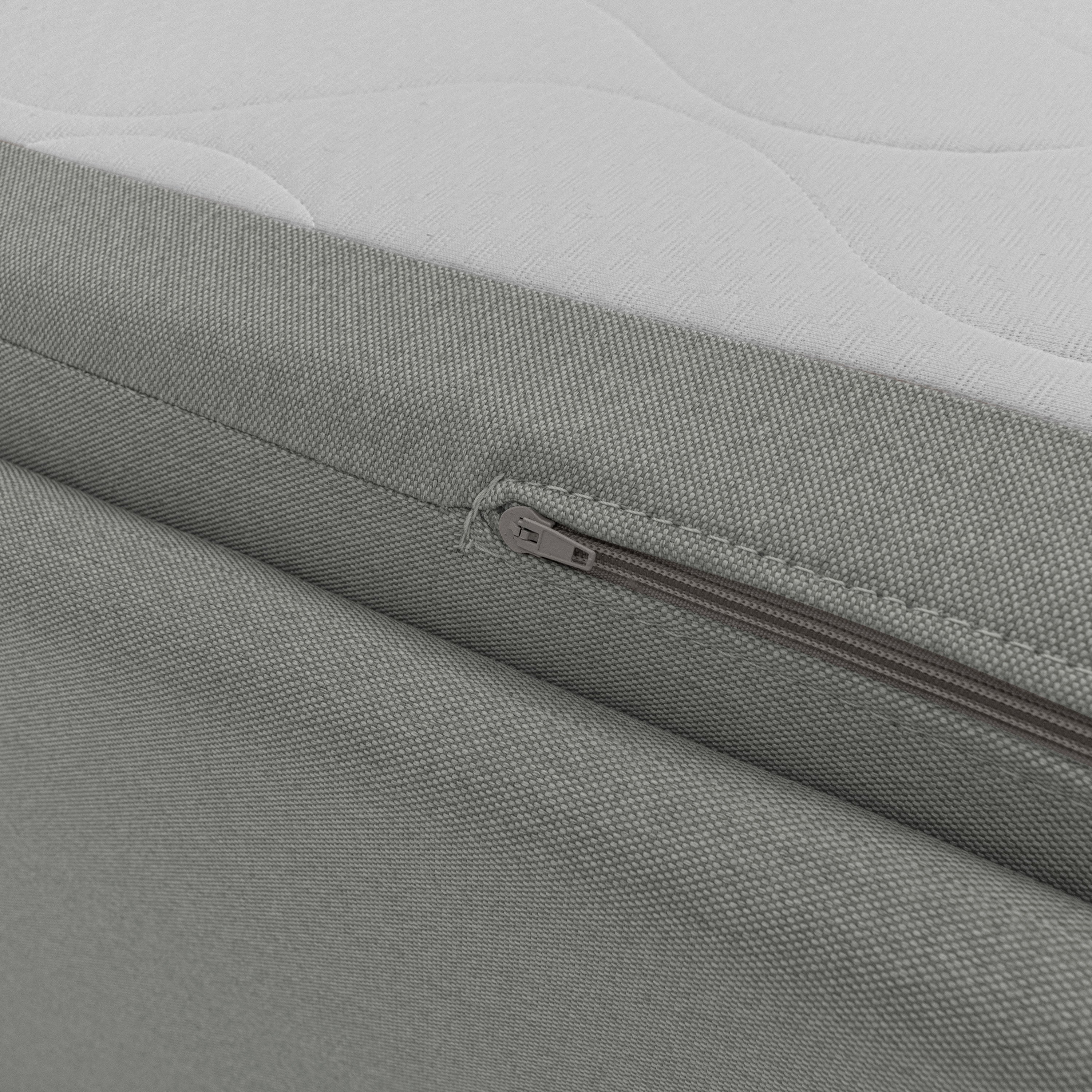 Nolo Divano duplex con doppio letto in tessuto simil cotone impermeabile T13 grigio - divani.store