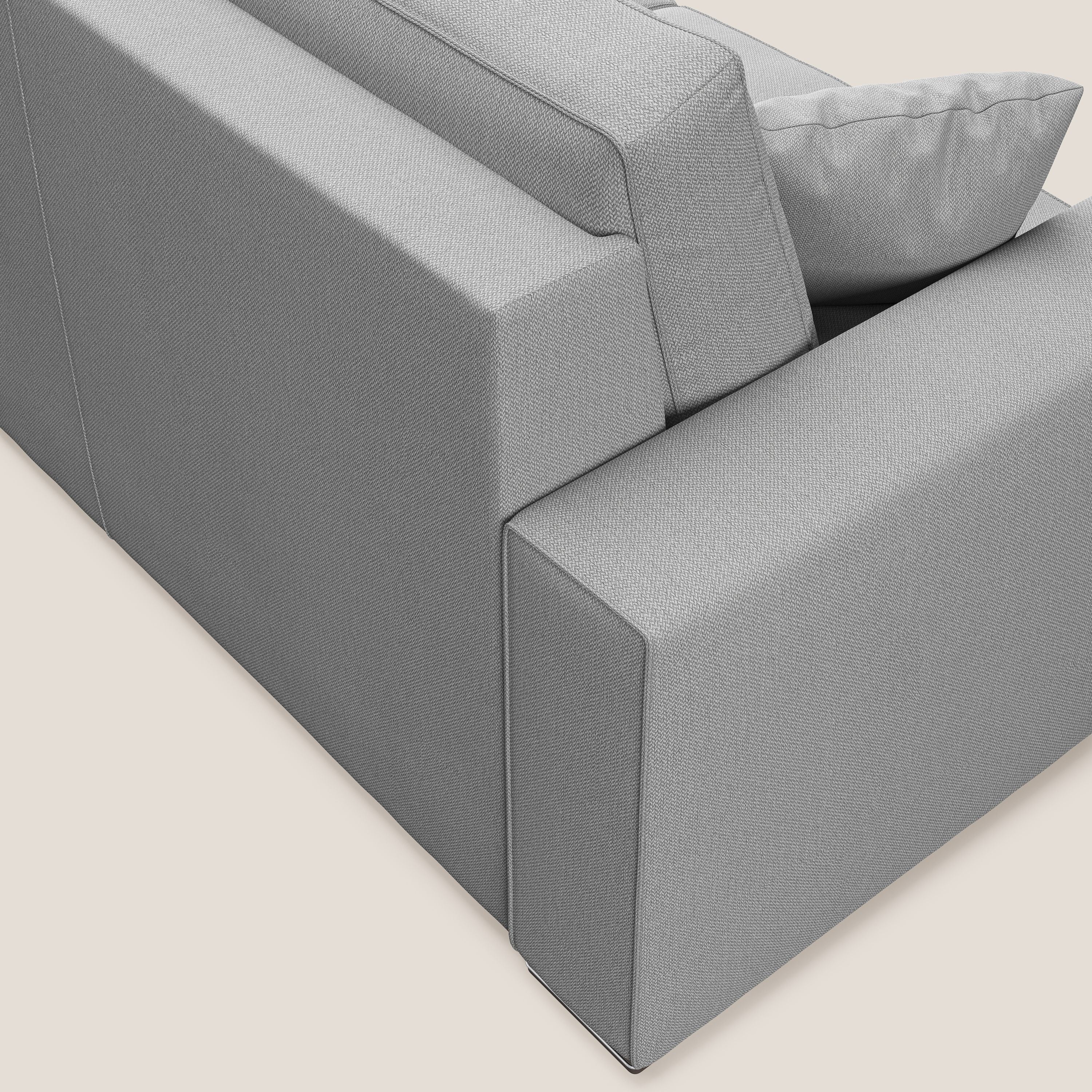 Dream Divano letto angolare in tessuto smacchiabile T05 grigio - divani.store
