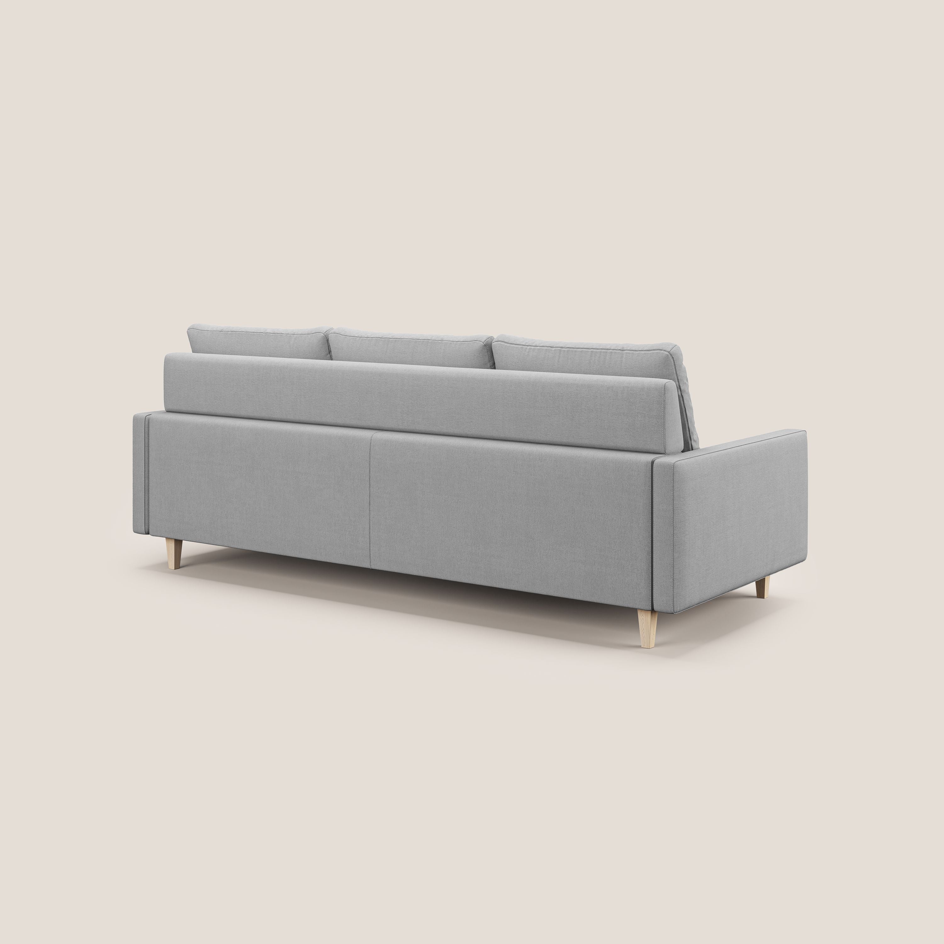Matisse Divano angolare con sedute scorrevoli in tessuto morbido smacchiabile T17 - divani.store