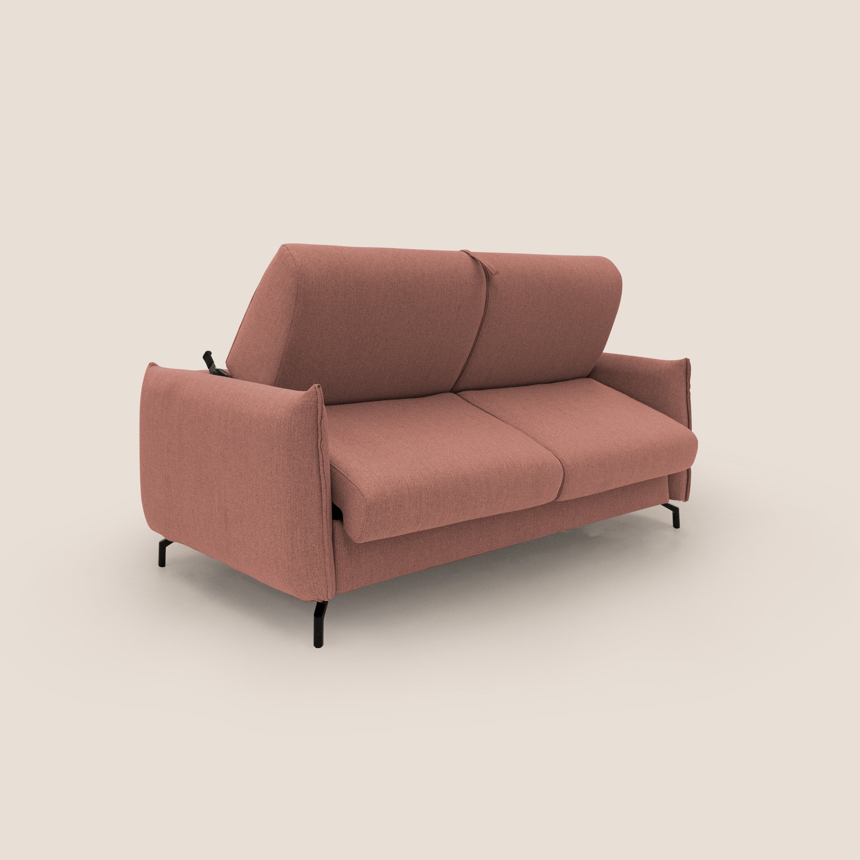 Scarlet divano letto in tessuto misto cotone impermeabile T19 salmone