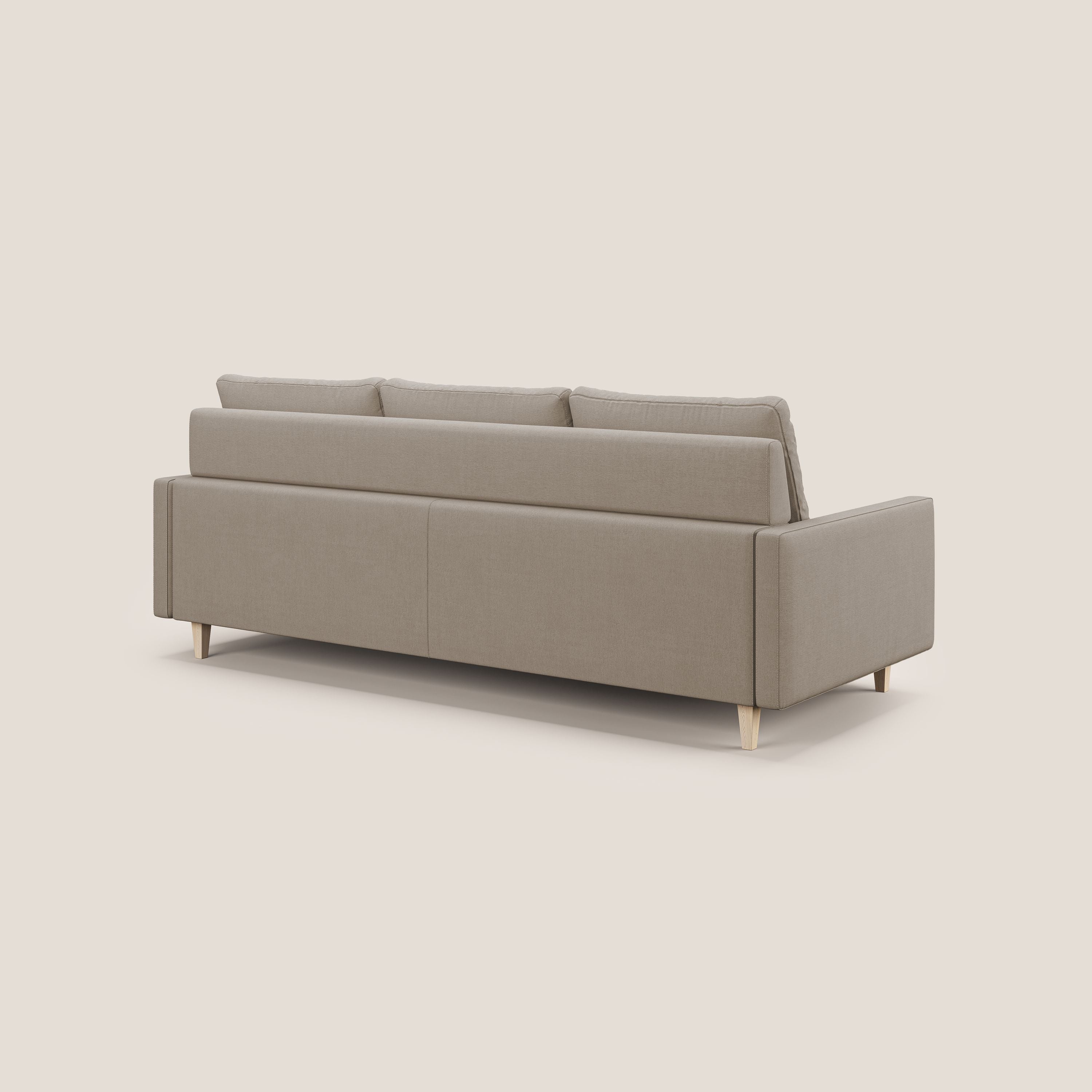 Matisse Divano angolare con sedute scorrevoli in tessuto morbido smacchiabile T17 - divani.store