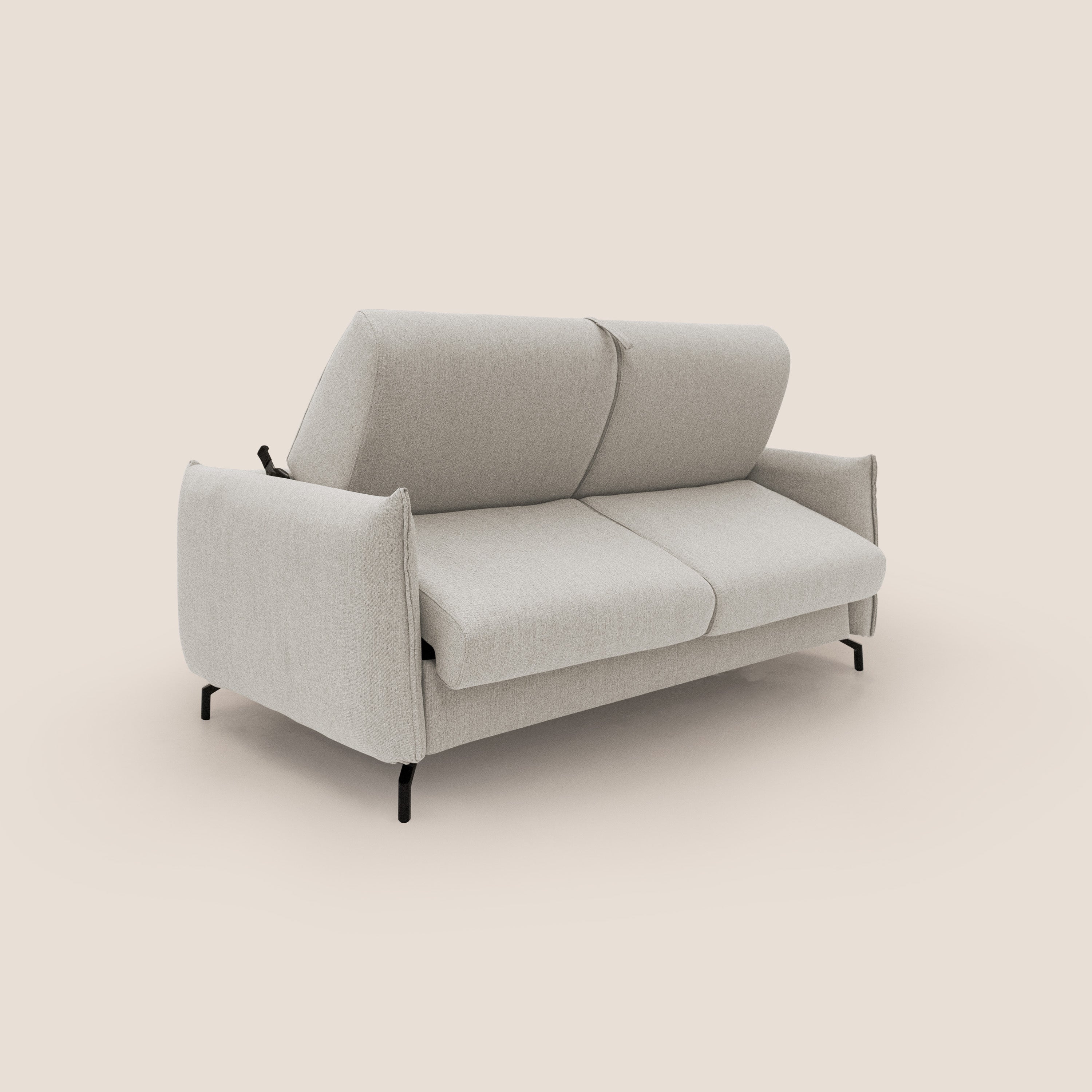 Scarlet divano letto in tessuto misto cotone impermeabile T19 panna