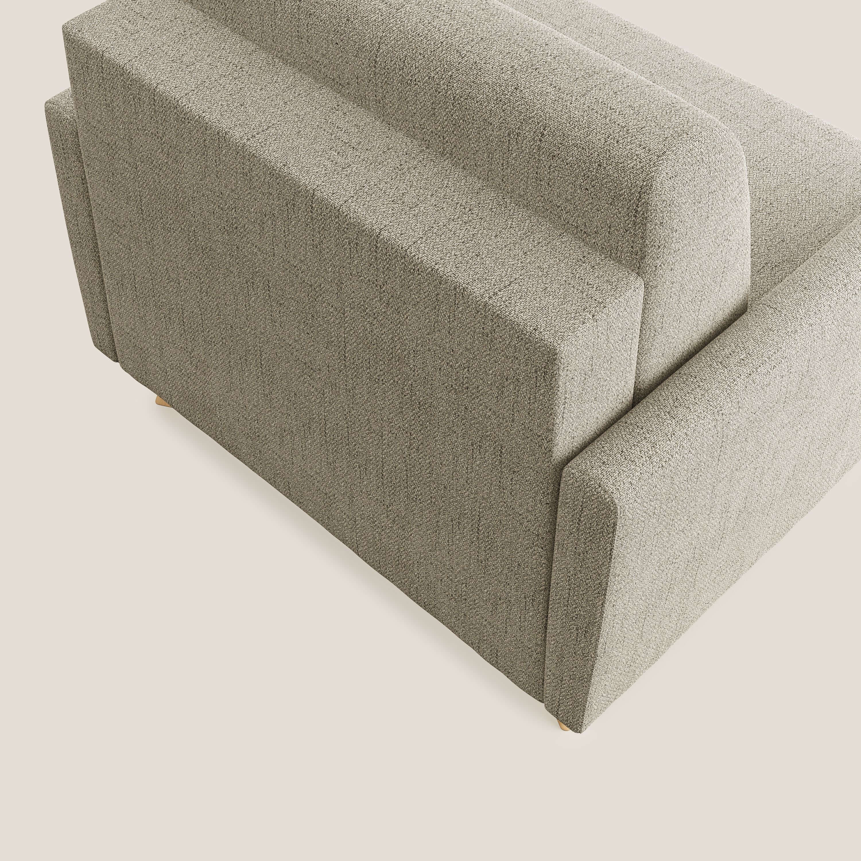 Edgar poltrona letto in tessuto felis impermeabile T03 beige - divani.store