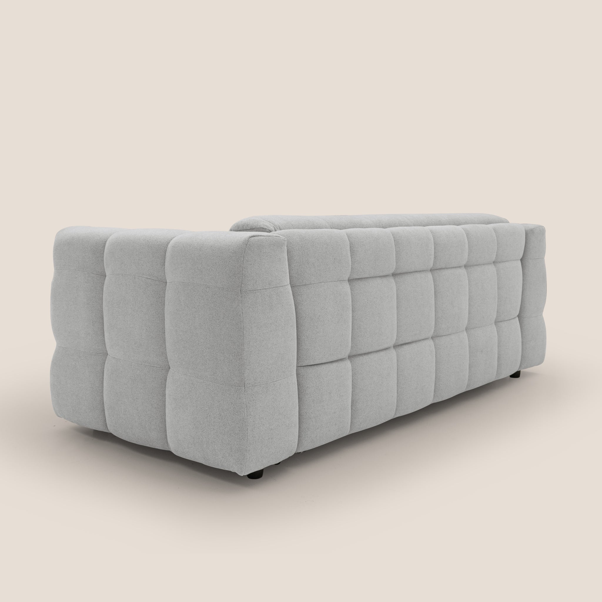 Tender Divano letto matrimoniale dal design innovativo in tessuto bouclet impermeabile T07