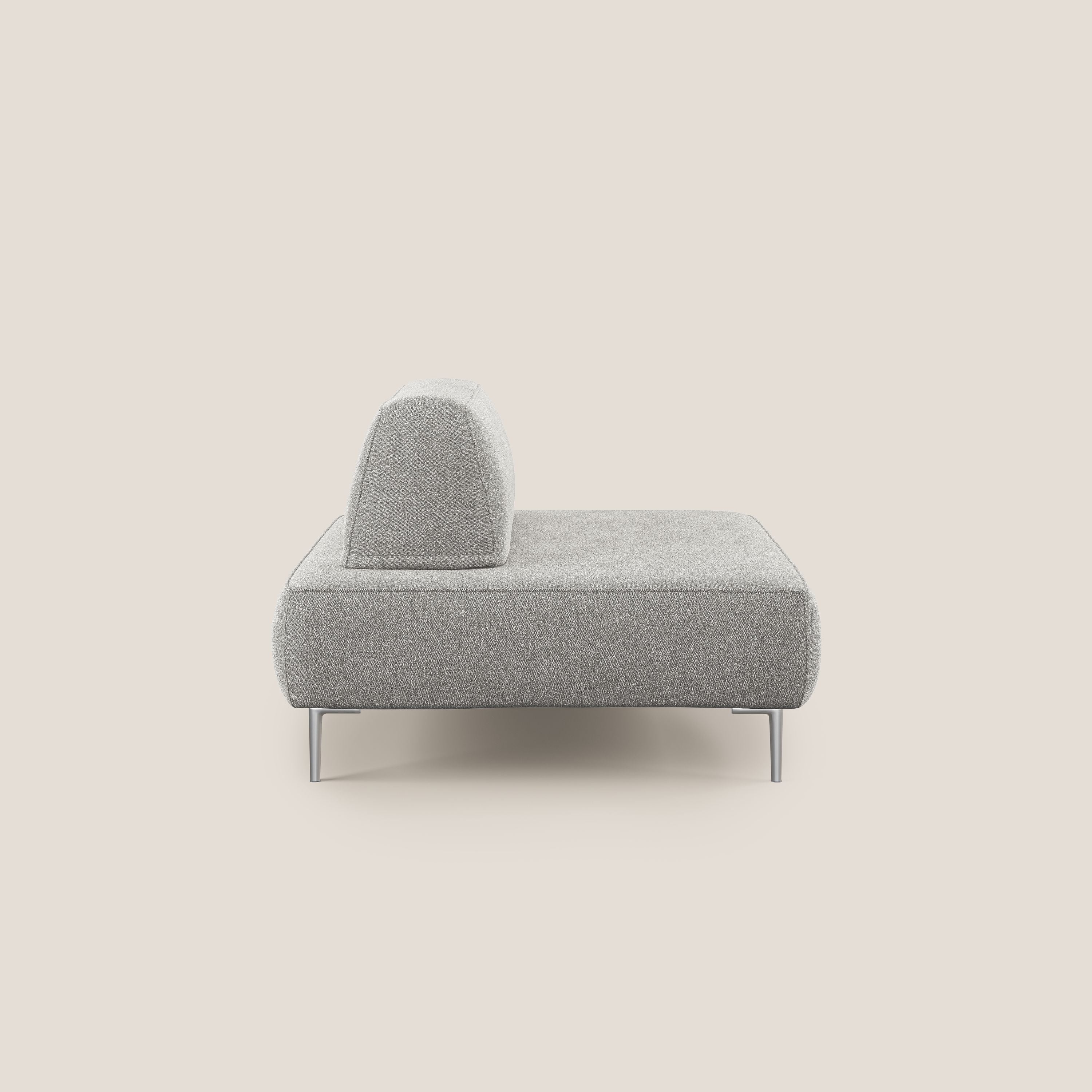 Newton poltrona modulare con schienali movibili T07 grigio - divani.store